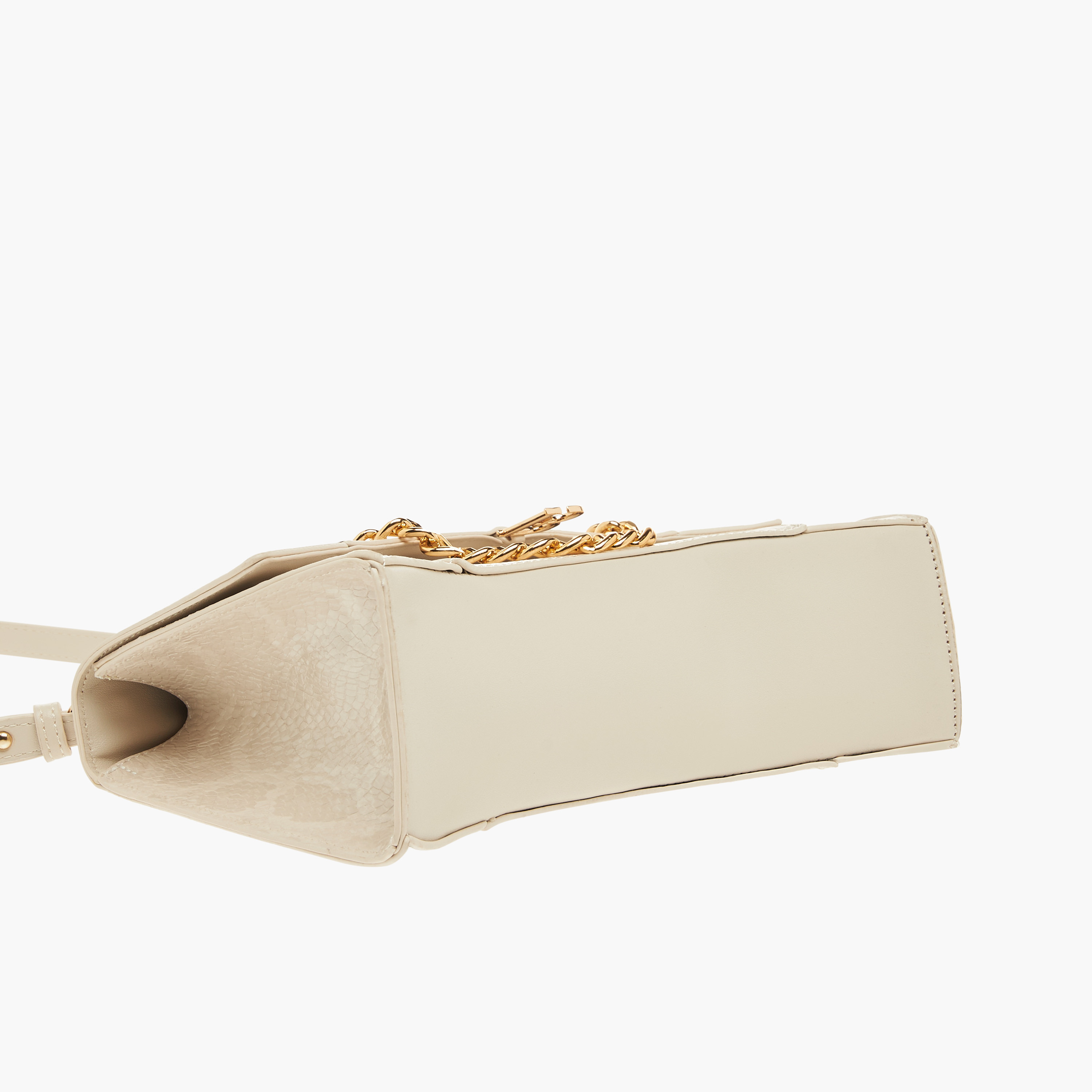 Flora Bella Textured Shoulder Bag with Chain Strap and Button Closure-women-bagsandwallets-handbags-image-6