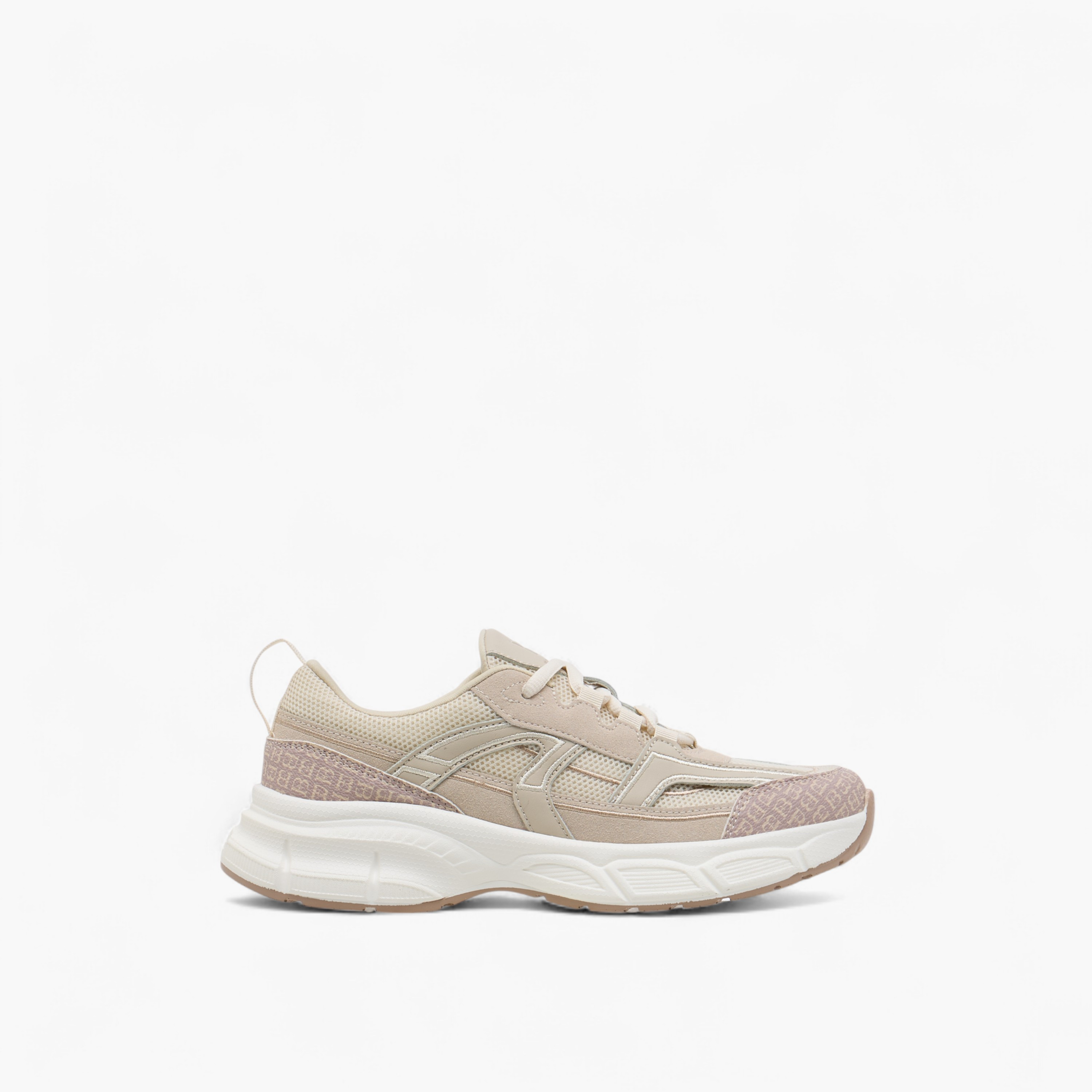 Flora Bella Panelled Sneakers with Lace-Up Closure-women-shoes-sneakers-image-3