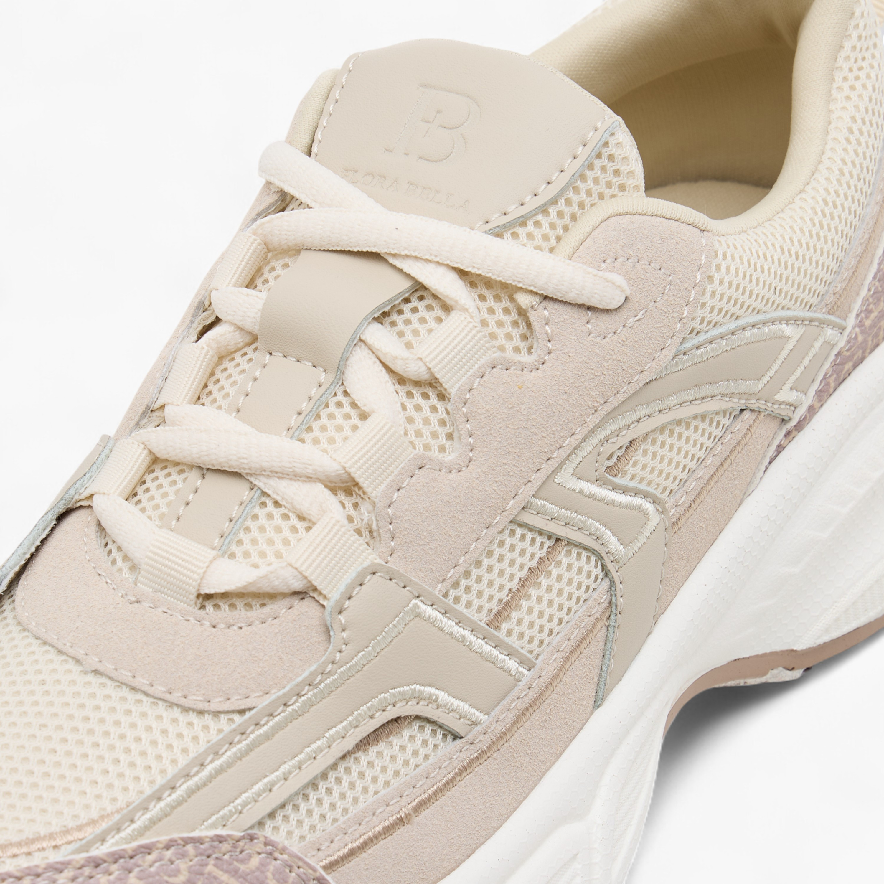 Flora Bella Panelled Sneakers with Lace-Up Closure-women-shoes-sneakers-image-4