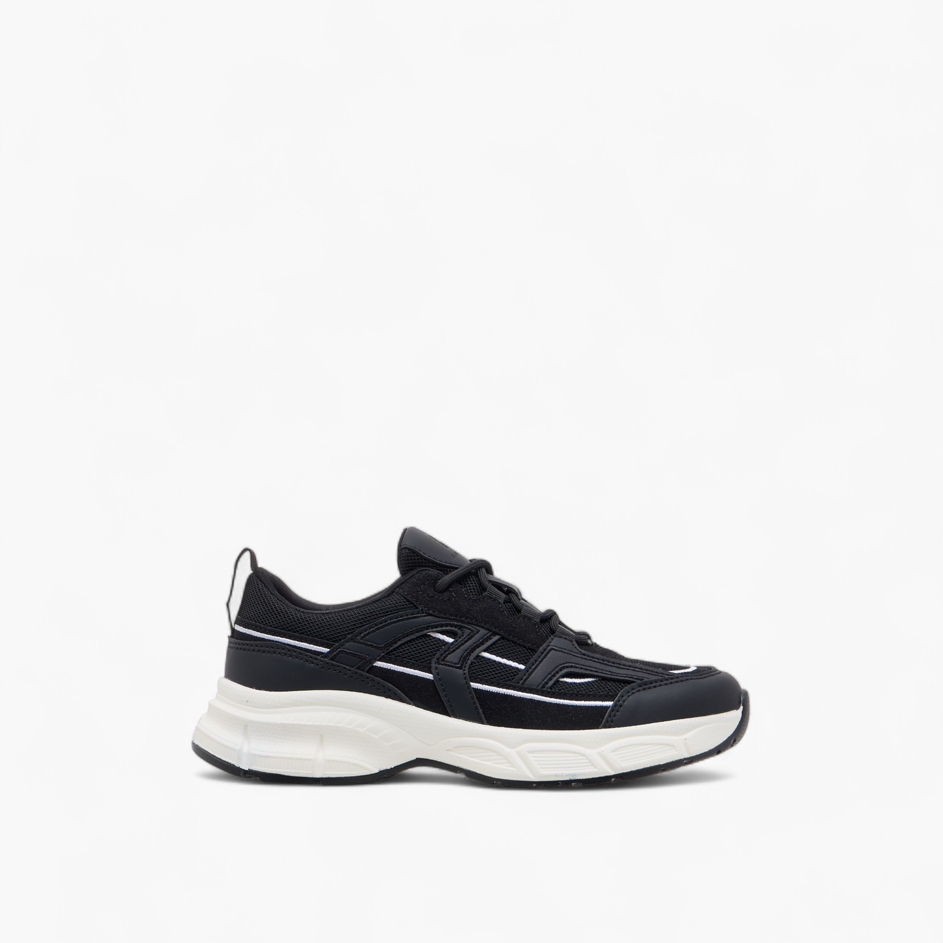 Flora Bella Panelled Sneakers with Lace-Up Closure-women-shoes-sneakers-image-3