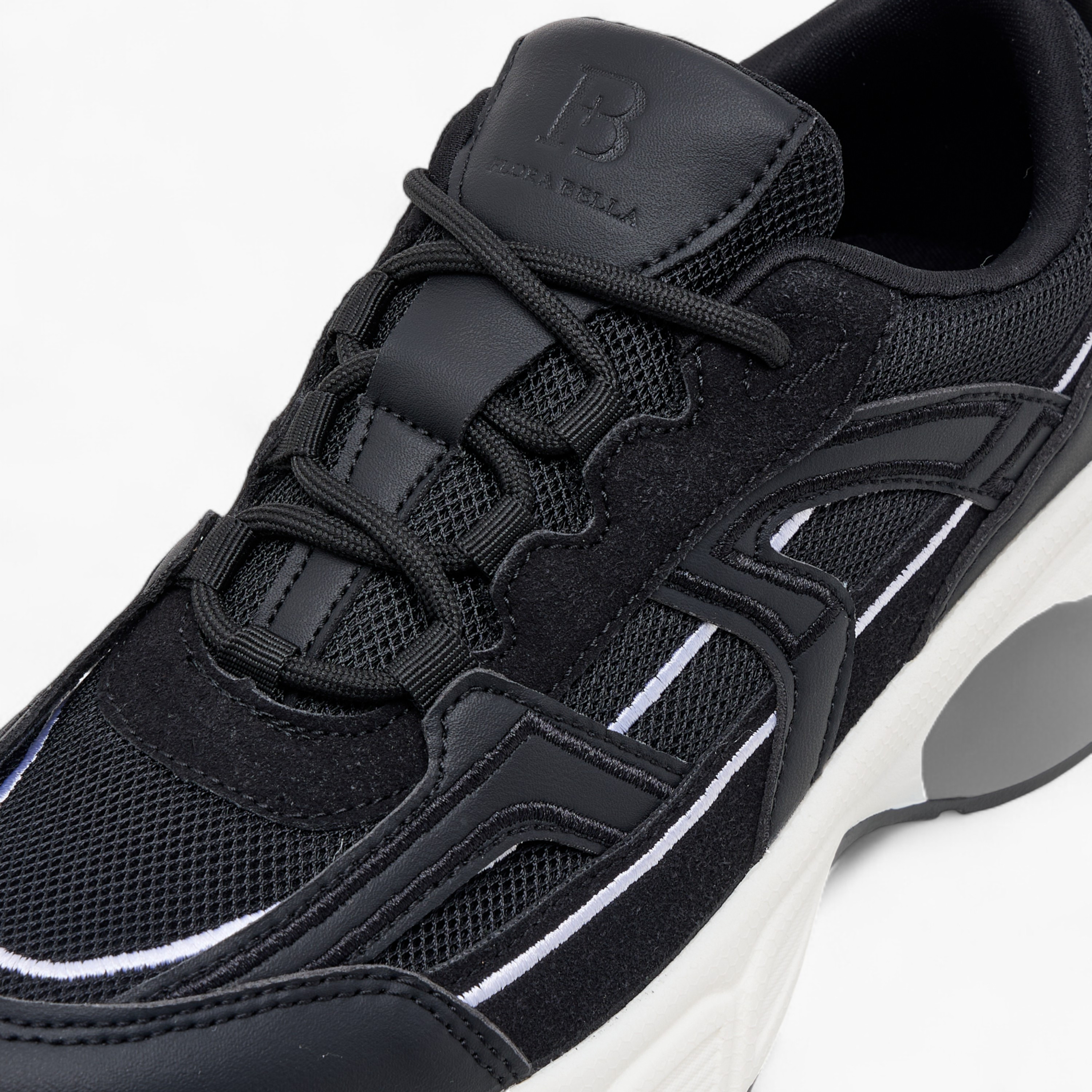 Flora Bella Panelled Sneakers with Lace-Up Closure-women-shoes-sneakers-image-4