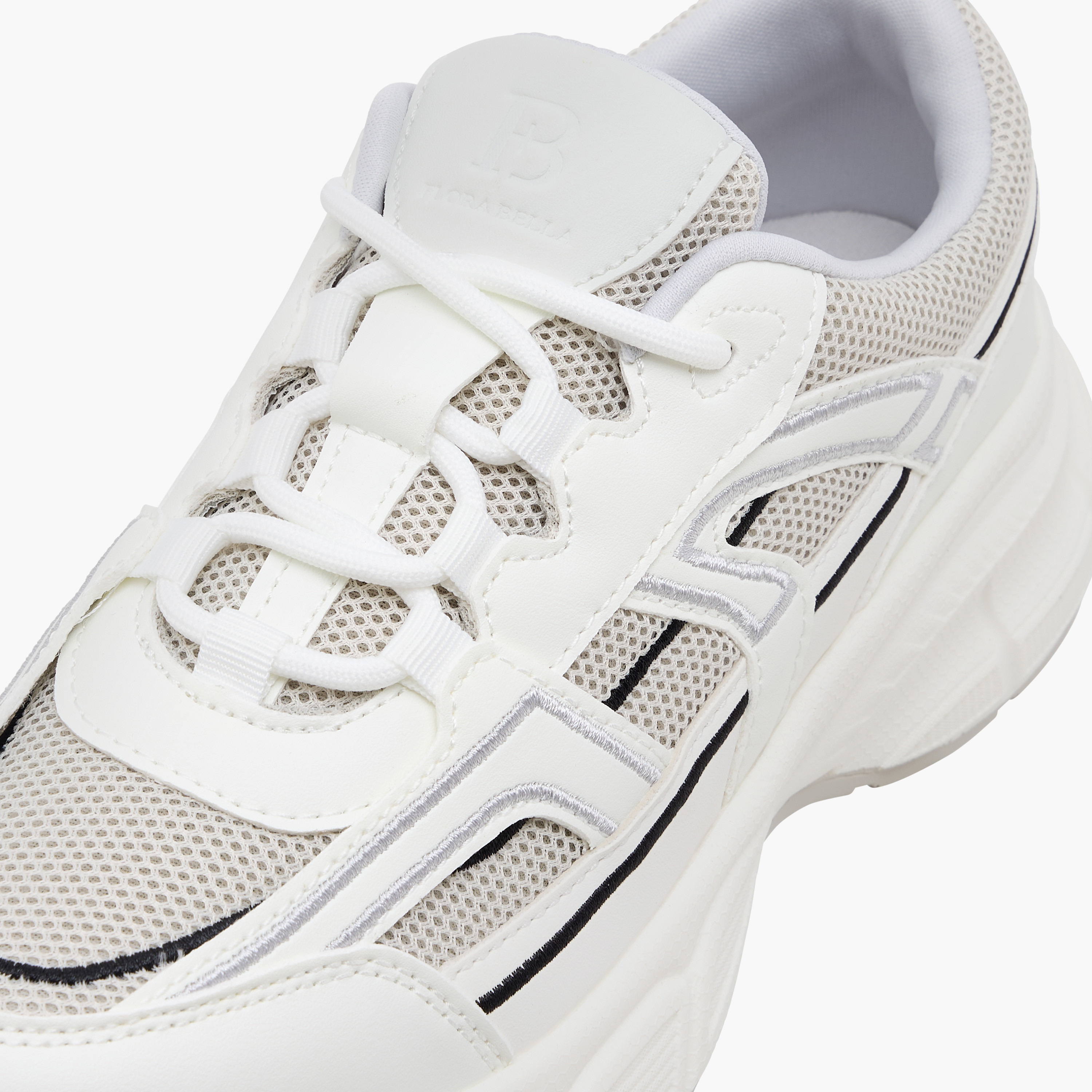 Flora Bella Panelled Sneakers with Lace-Up Closure-women-shoes-sneakers-image-4