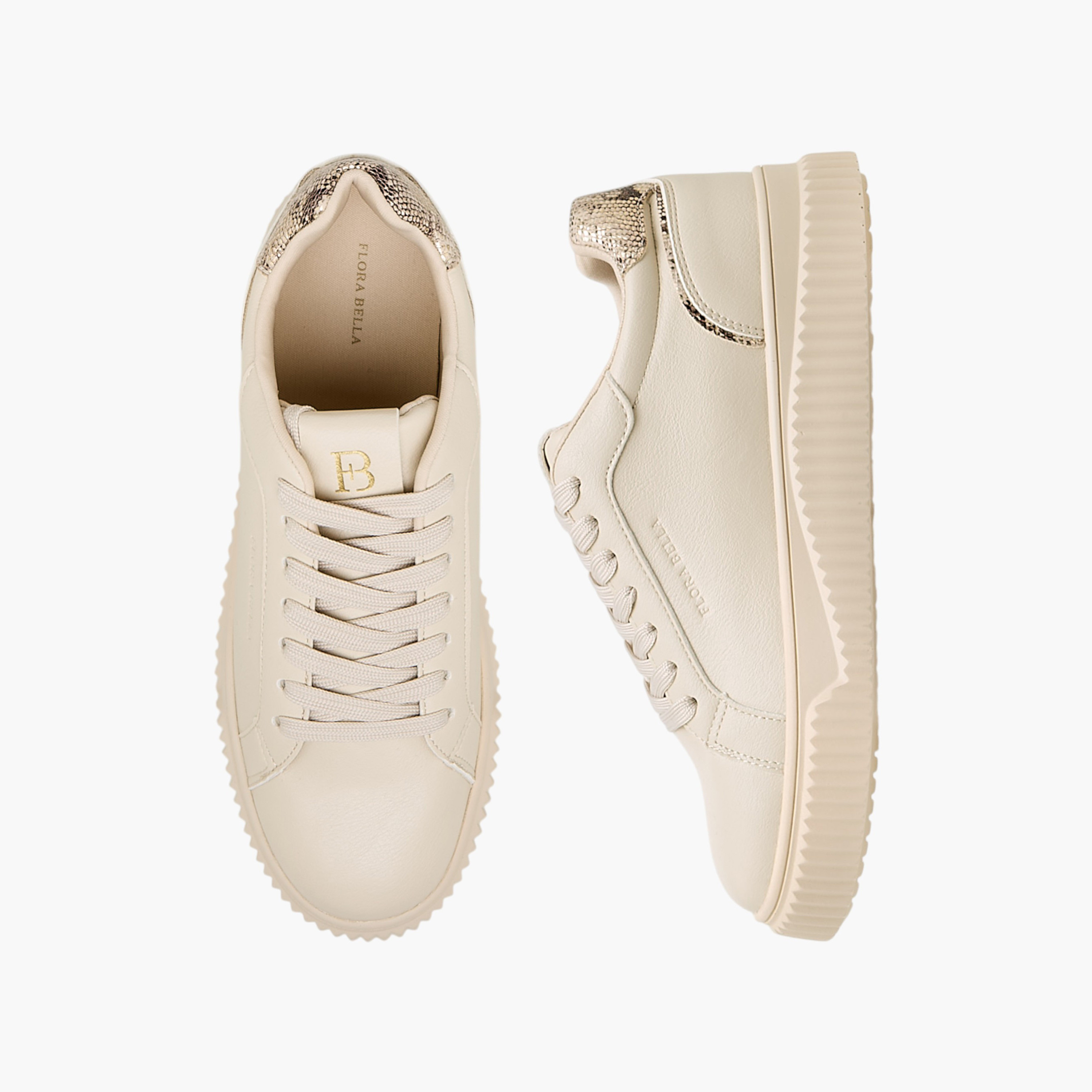 Flora Bella Women Panelled Lace-Up Sneakers-women-shoes-sneakers-image-1