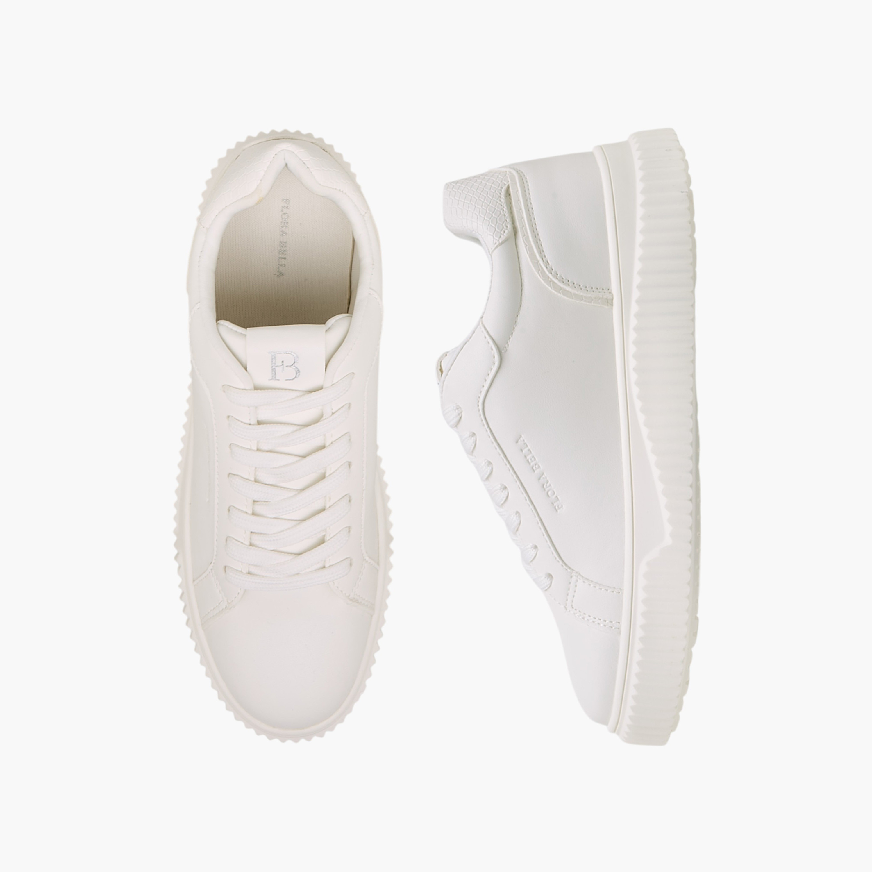 Flora Bella Women Panelled Lace-Up Sneakers-women-shoes-sneakers-image-1