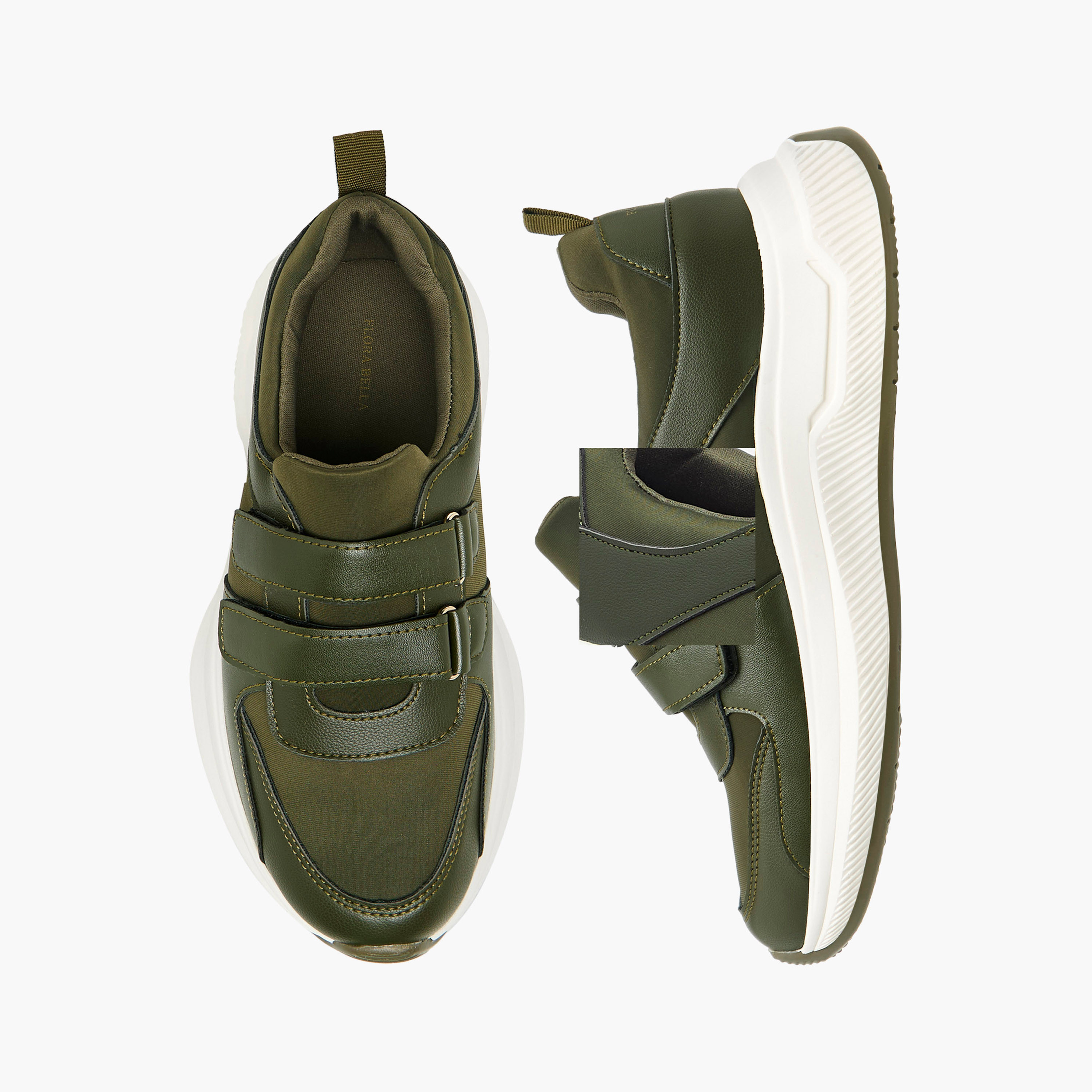 حذاء سنيكرز بشريط إغلاق لاصق للنساء من فلورا بيلا-women-shoes-sneakers-image-1