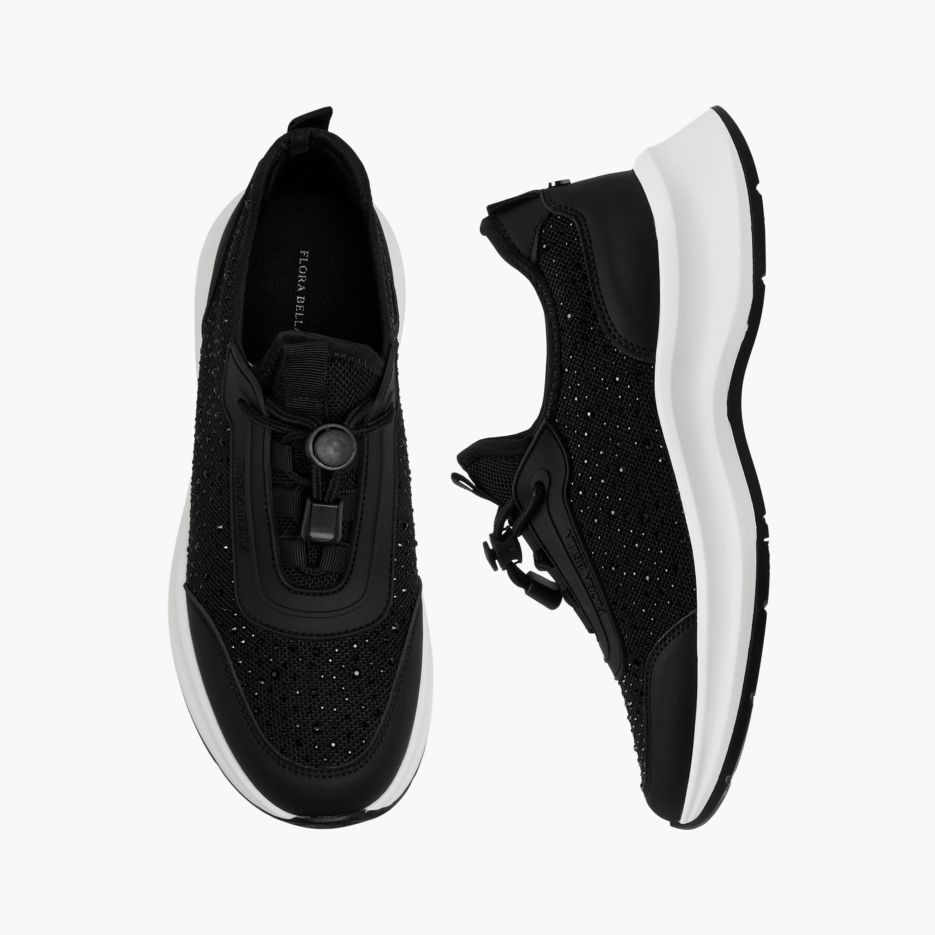 حذاء سنيكرز بتزيينات للنساء من فلورا بيلا-women-shoes-sneakers-image-1