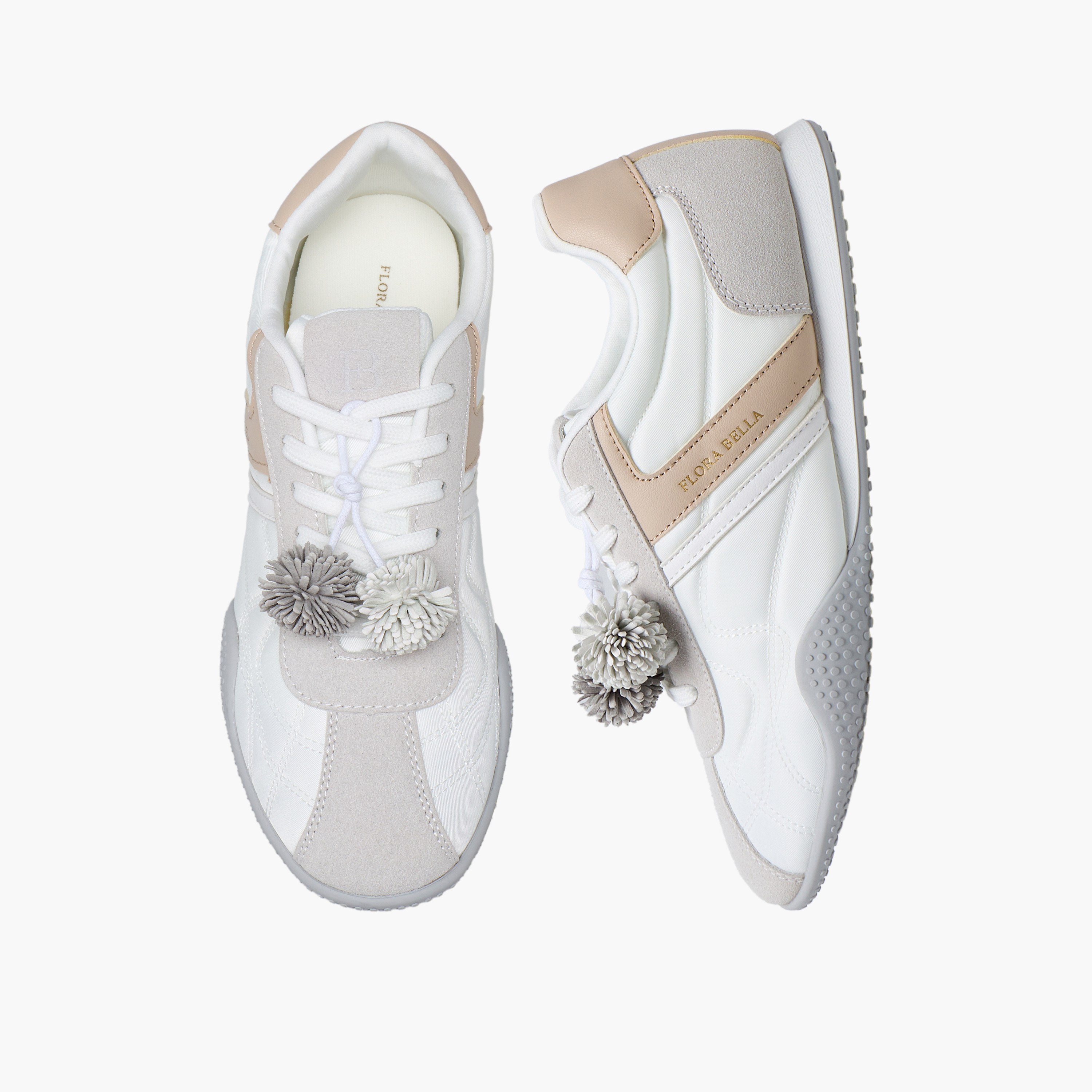 Flora Bella Women Pom-Pom Accent Ankle Sneakers-women-shoes-sneakers-image-1