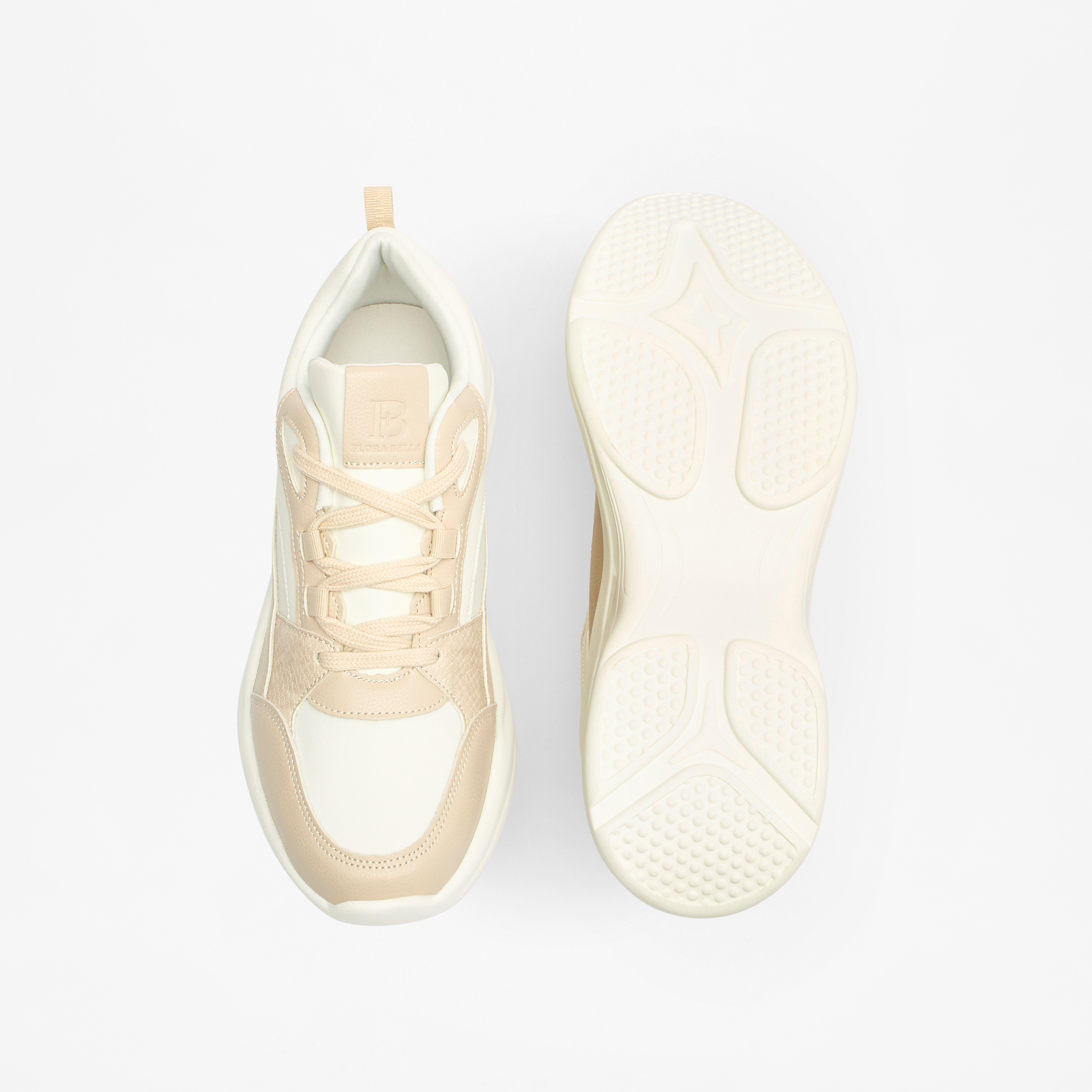 حذاء سنيكرز بكاحل منخفض ورباط إغلاق وكعب ويدج من فلورا بيلا-women-shoes-sneakers-image-4