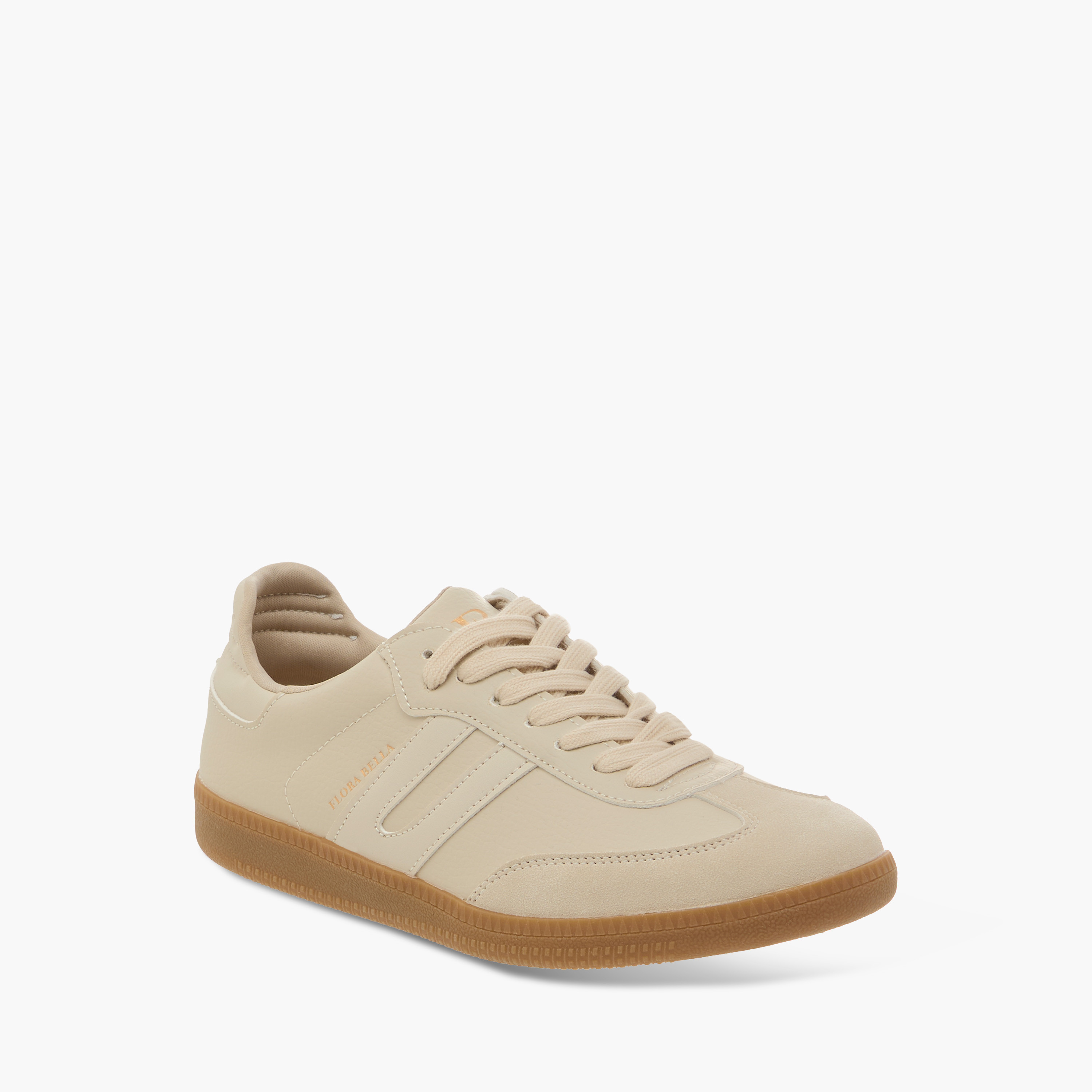 Flora Bella Panelled Sneakers with Lace-Up Closure-women-shoes-sneakers-image-2