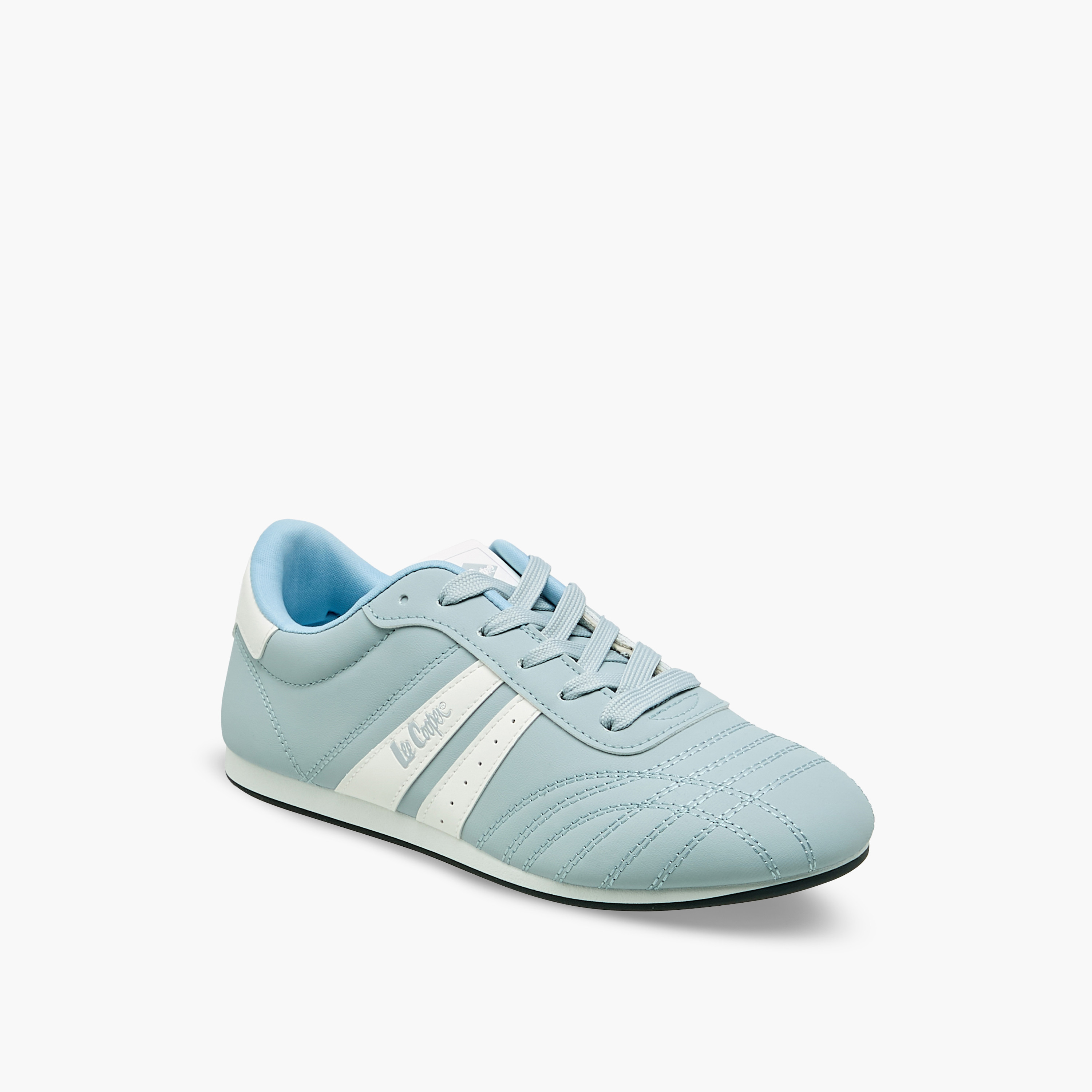 Lee Cooper Women Panelled Lace-Up Ankle Sneakers-women-shoes-sneakers-image-2