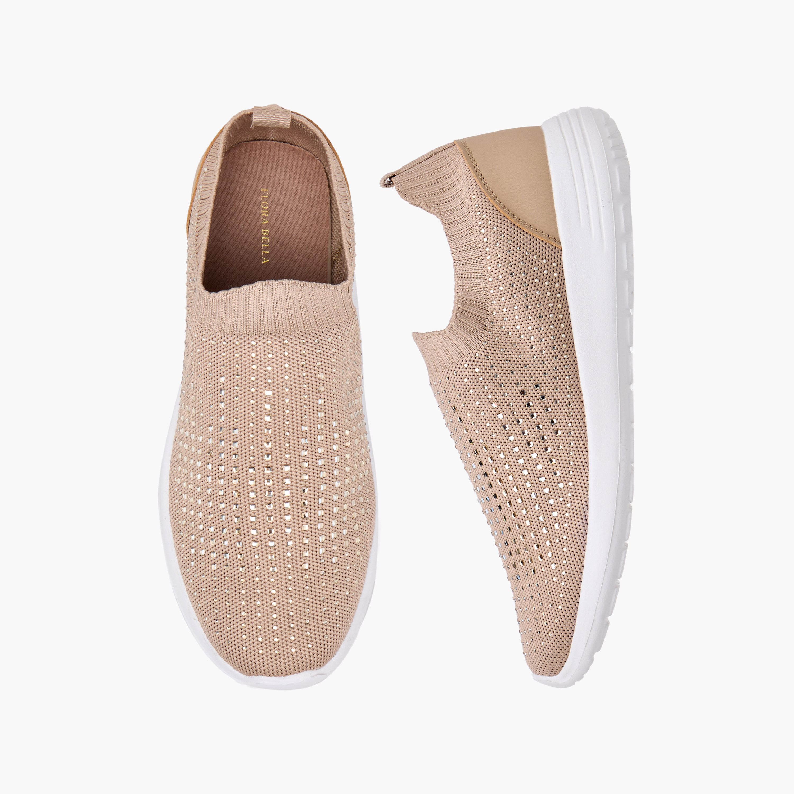Flora Bella Women Embellished Slip-On Sneakers-women-shoes-sneakers-image-1