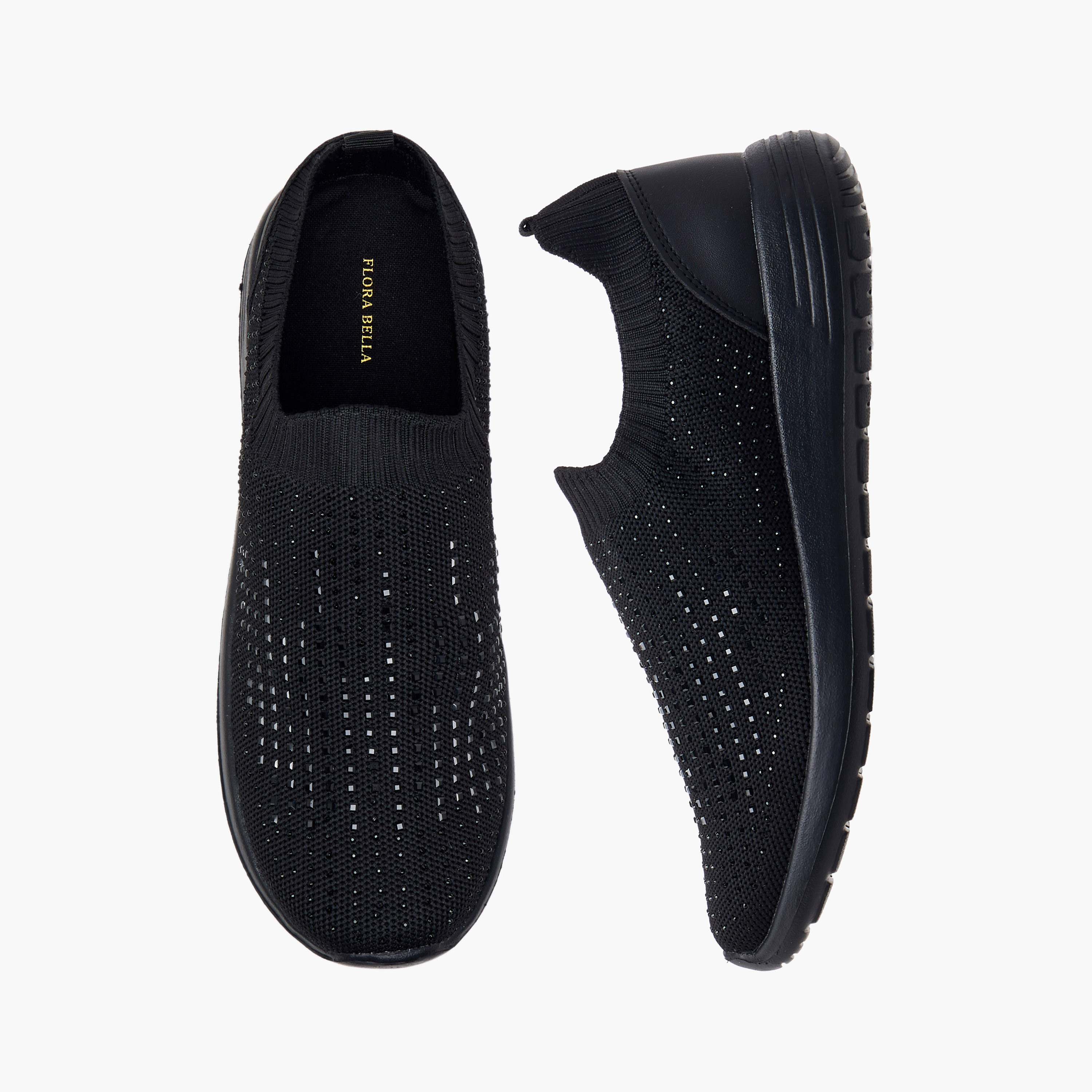 Flora Bella Women Embellished Slip-On Sneakers-women-shoes-sneakers-image-1