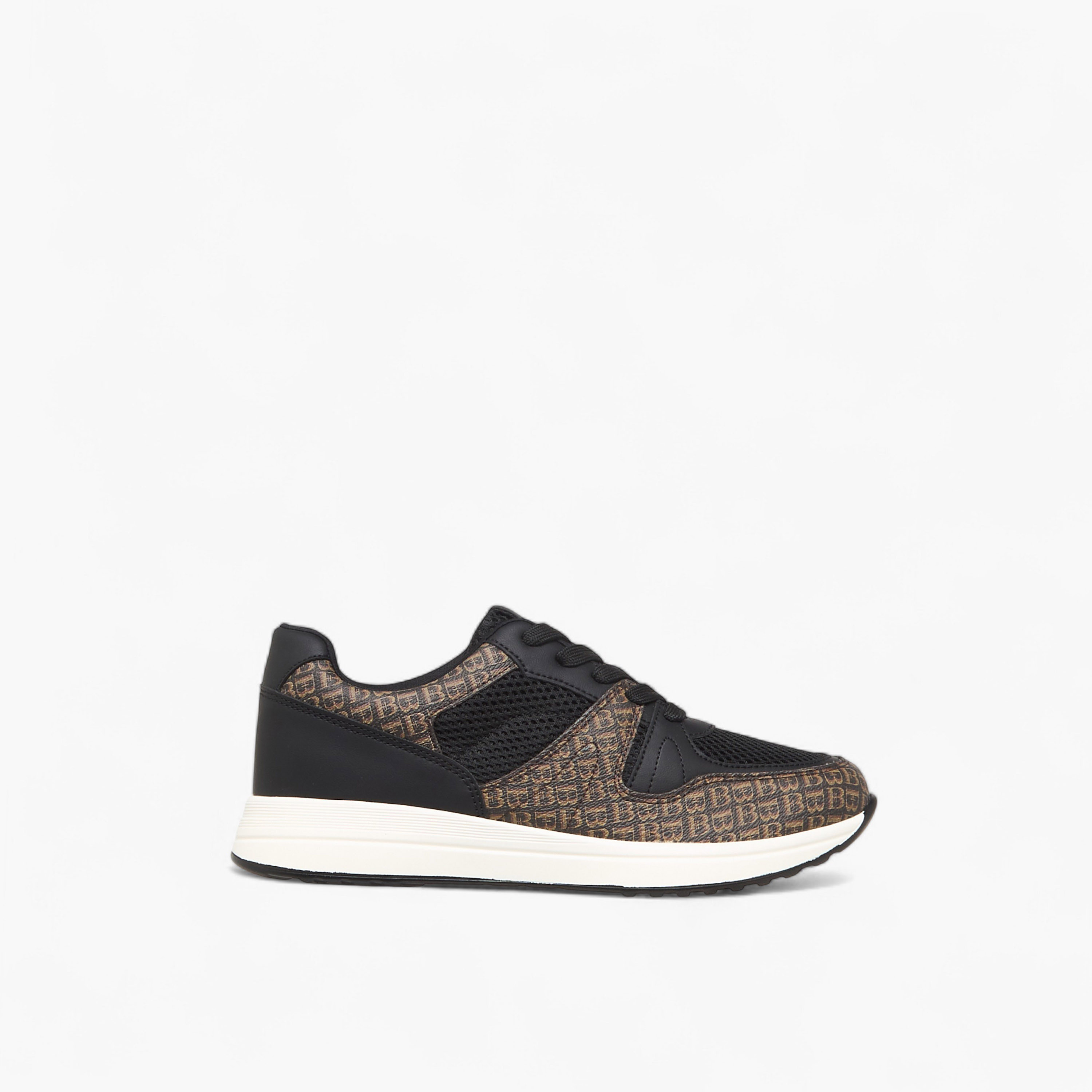 Flora Bella Women Mongram Print Lace-Up Sneakers-women-shoes-sneakers-image-3