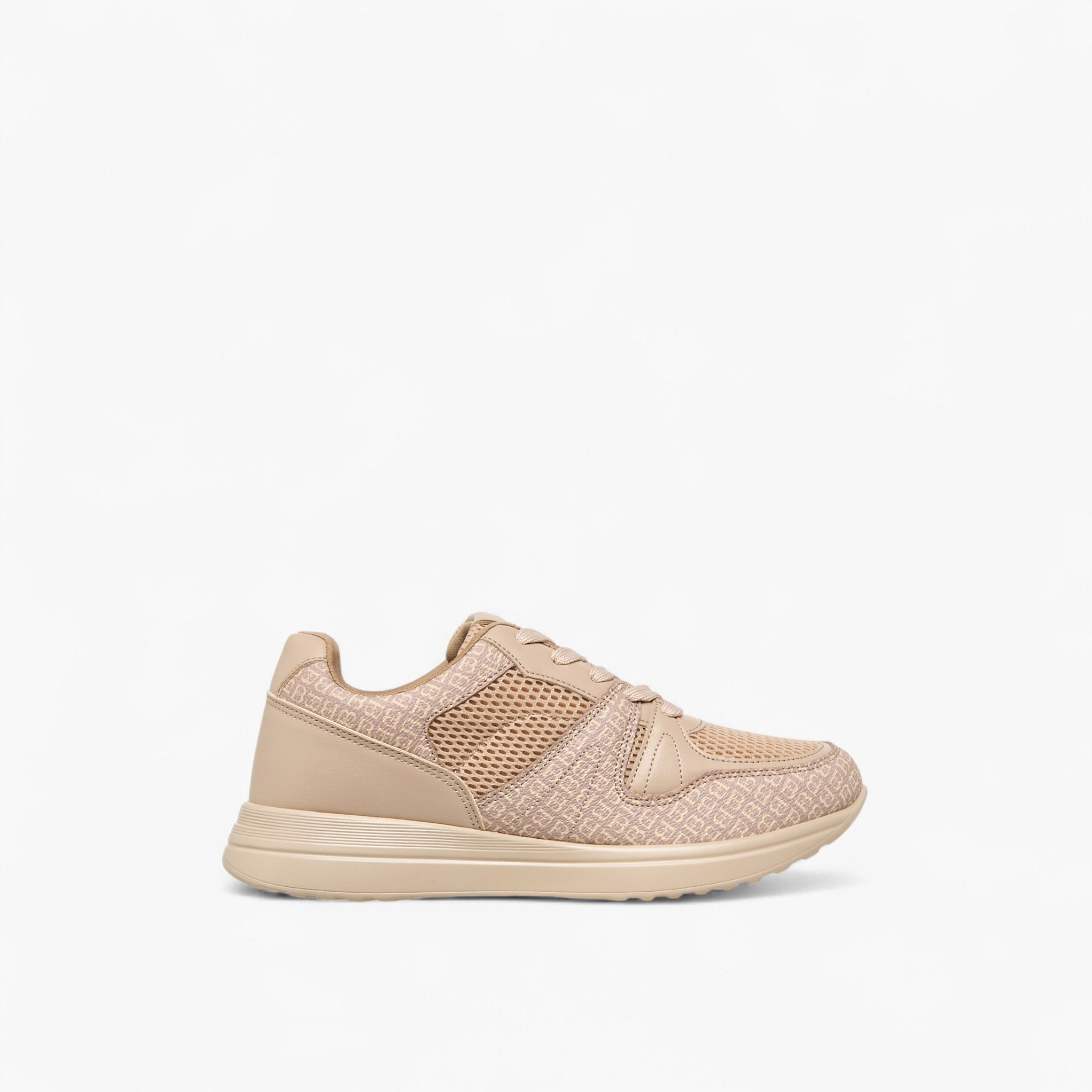 Flora Bella Women Mongram Print Lace-Up Sneakers-women-shoes-sneakers-image-2