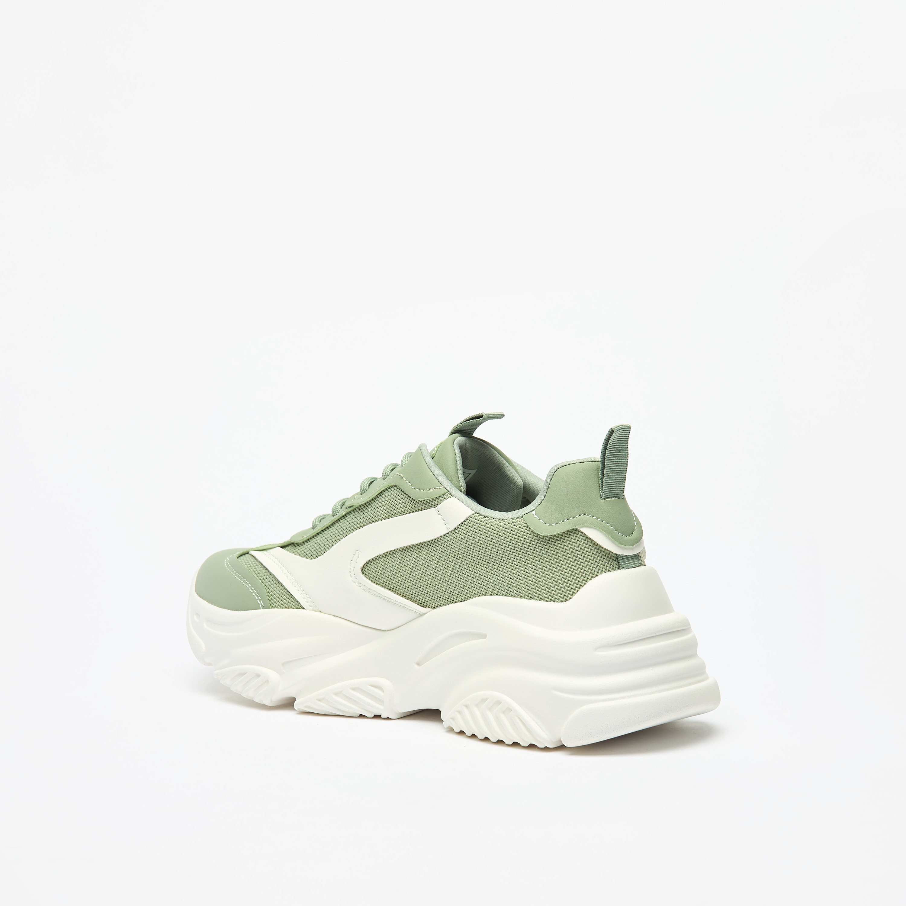 Flora Bella Panelled Sneakers with Lace-Up Closure-women-shoes-sneakers-image-2