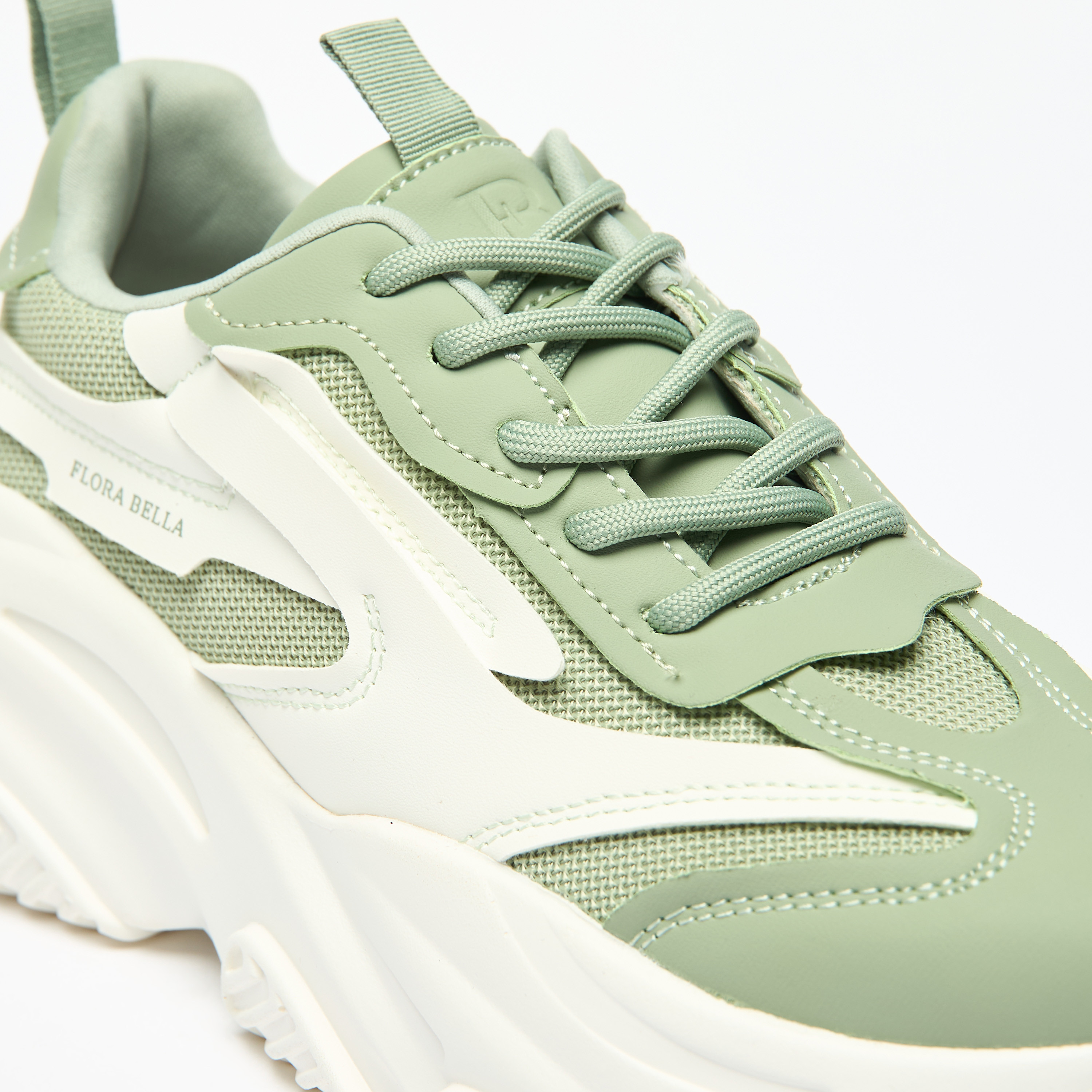 Flora Bella Panelled Sneakers with Lace-Up Closure-women-shoes-sneakers-image-5