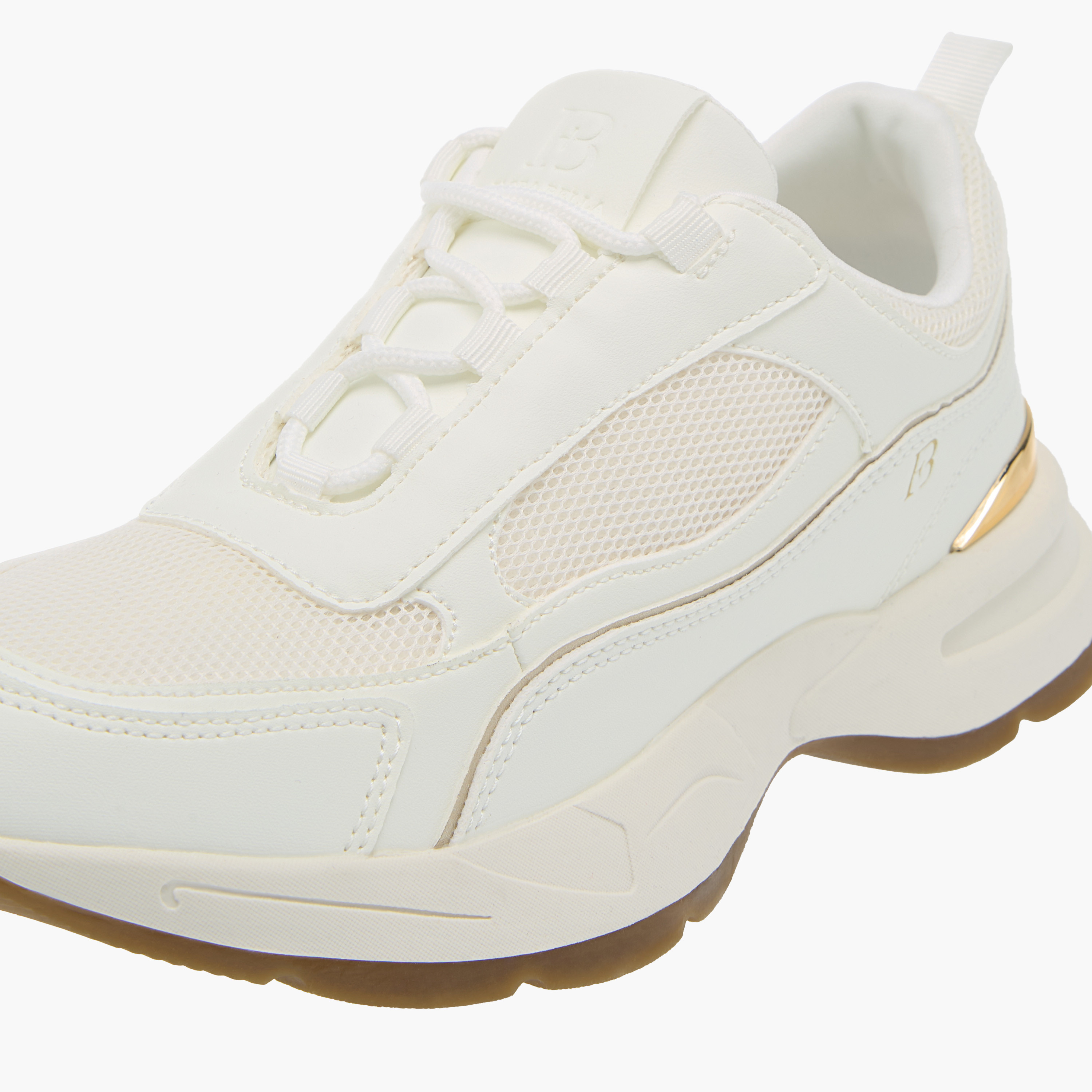 Flora Bella Panelled Sneakers with Lace-Up Closure-women-shoes-sneakers-image-4