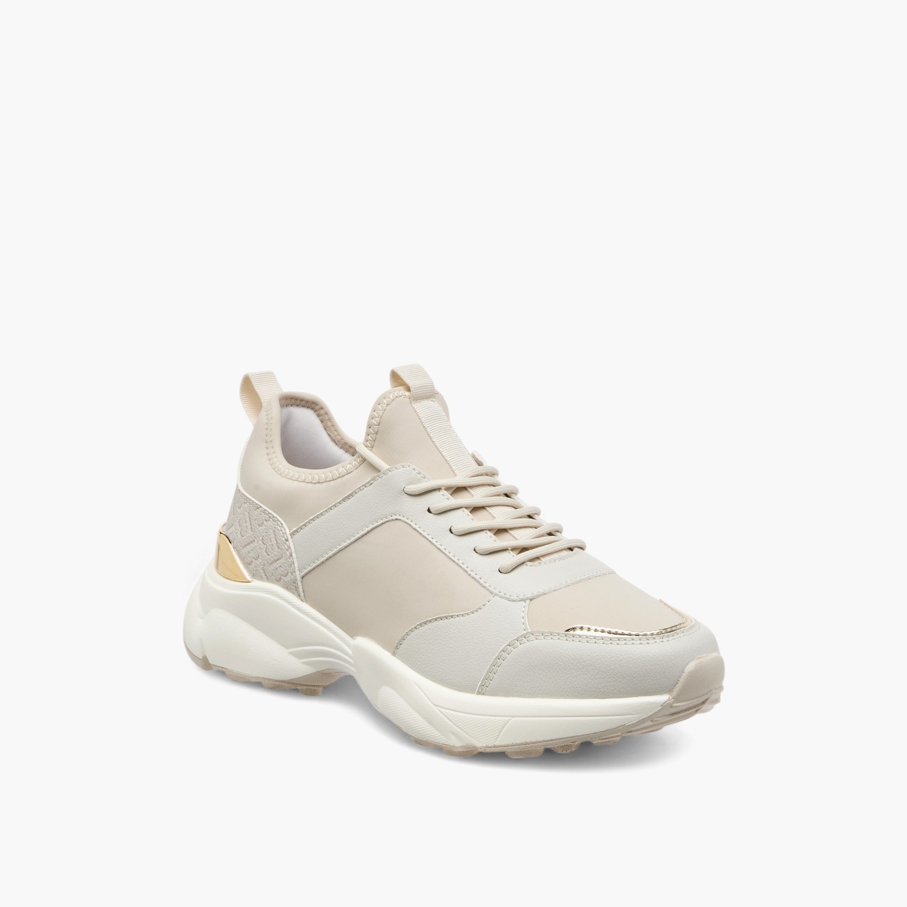 Floral Bella Panelled Lace-Up Sneakers-women-shoes-sneakers-image-2