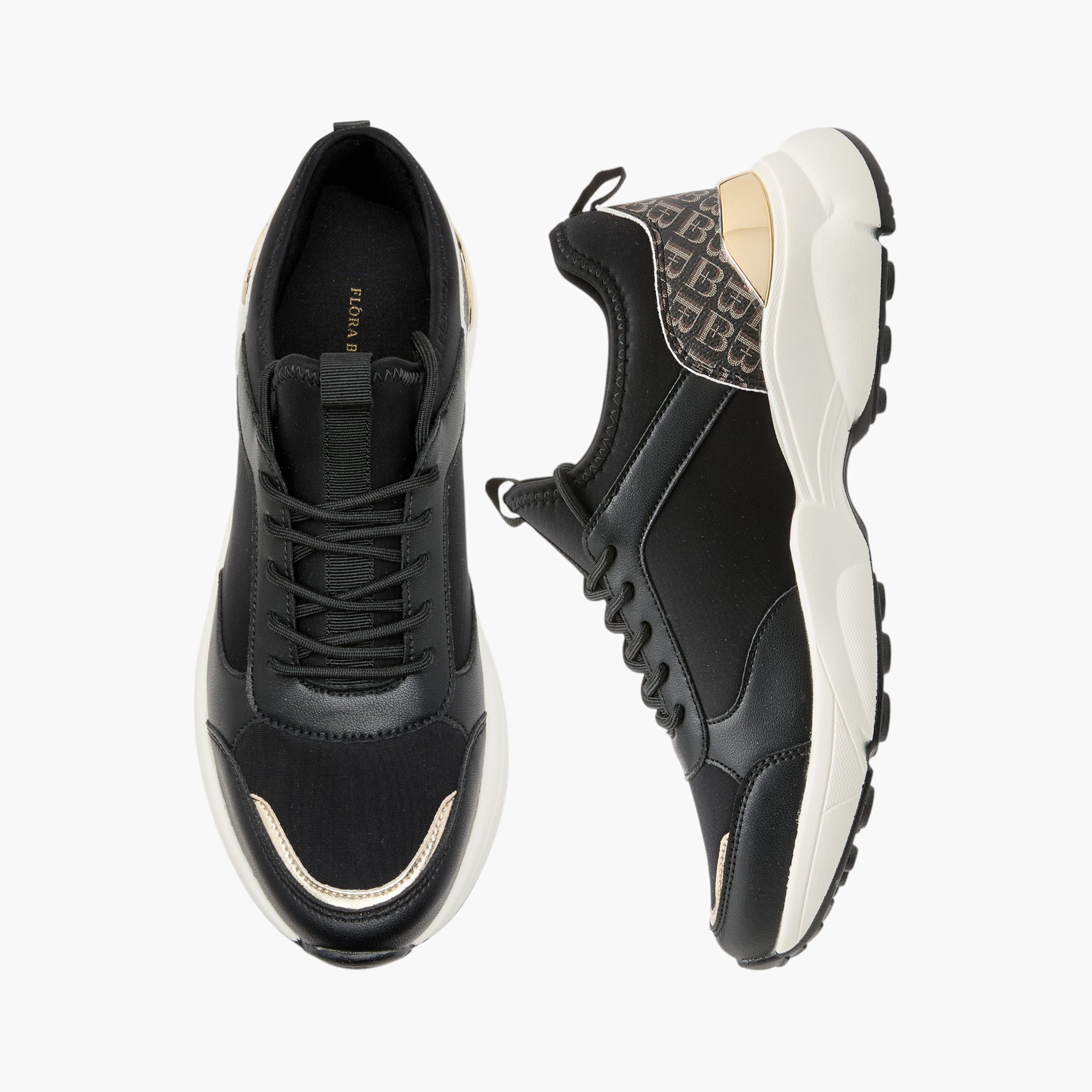 Floral Bella Panelled Lace-Up Sneakers-women-shoes-sneakers-image-1