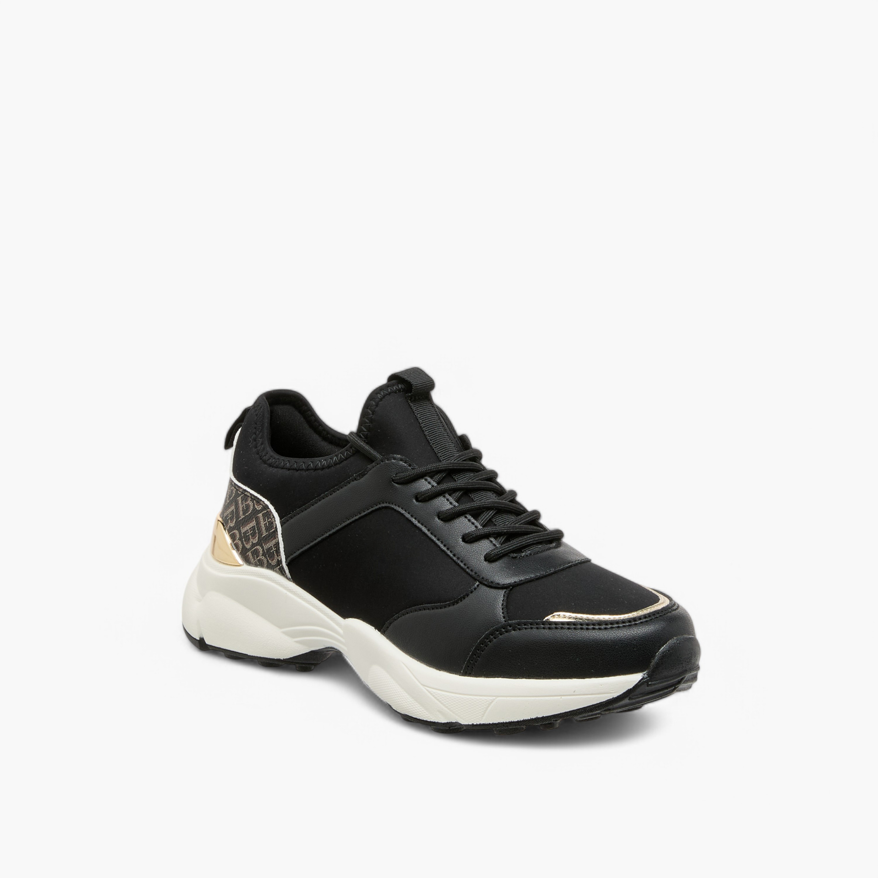 Floral Bella Panelled Lace-Up Sneakers-women-shoes-sneakers-image-2