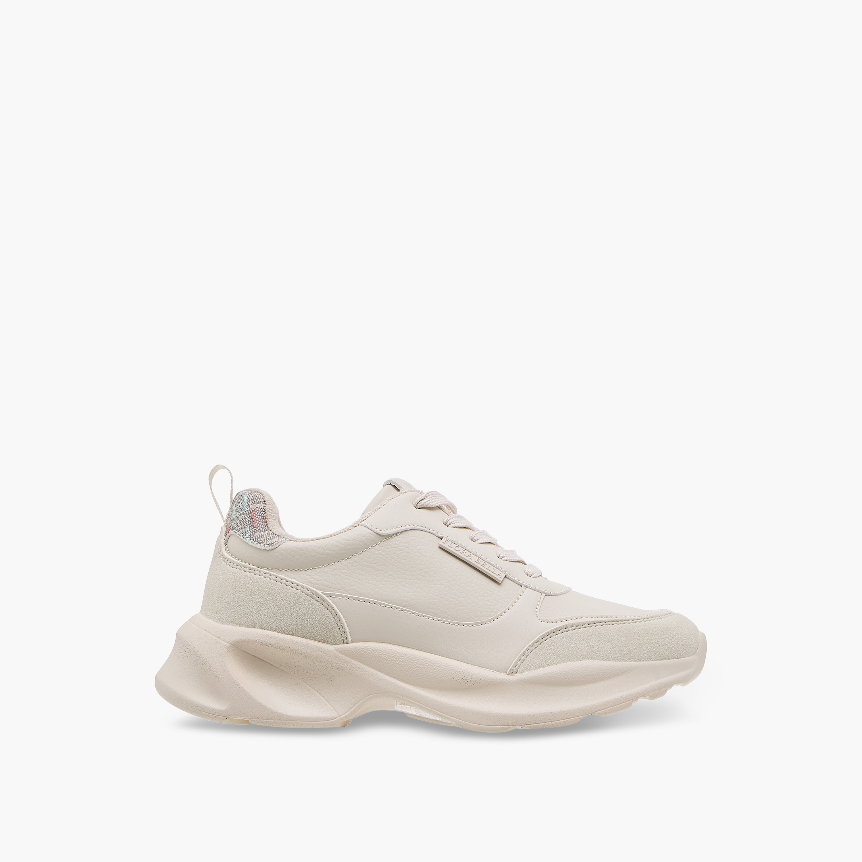 Flora Bella Logo Detail Sneakers with Lace-Up Closure-women-shoes-sneakers-image-3