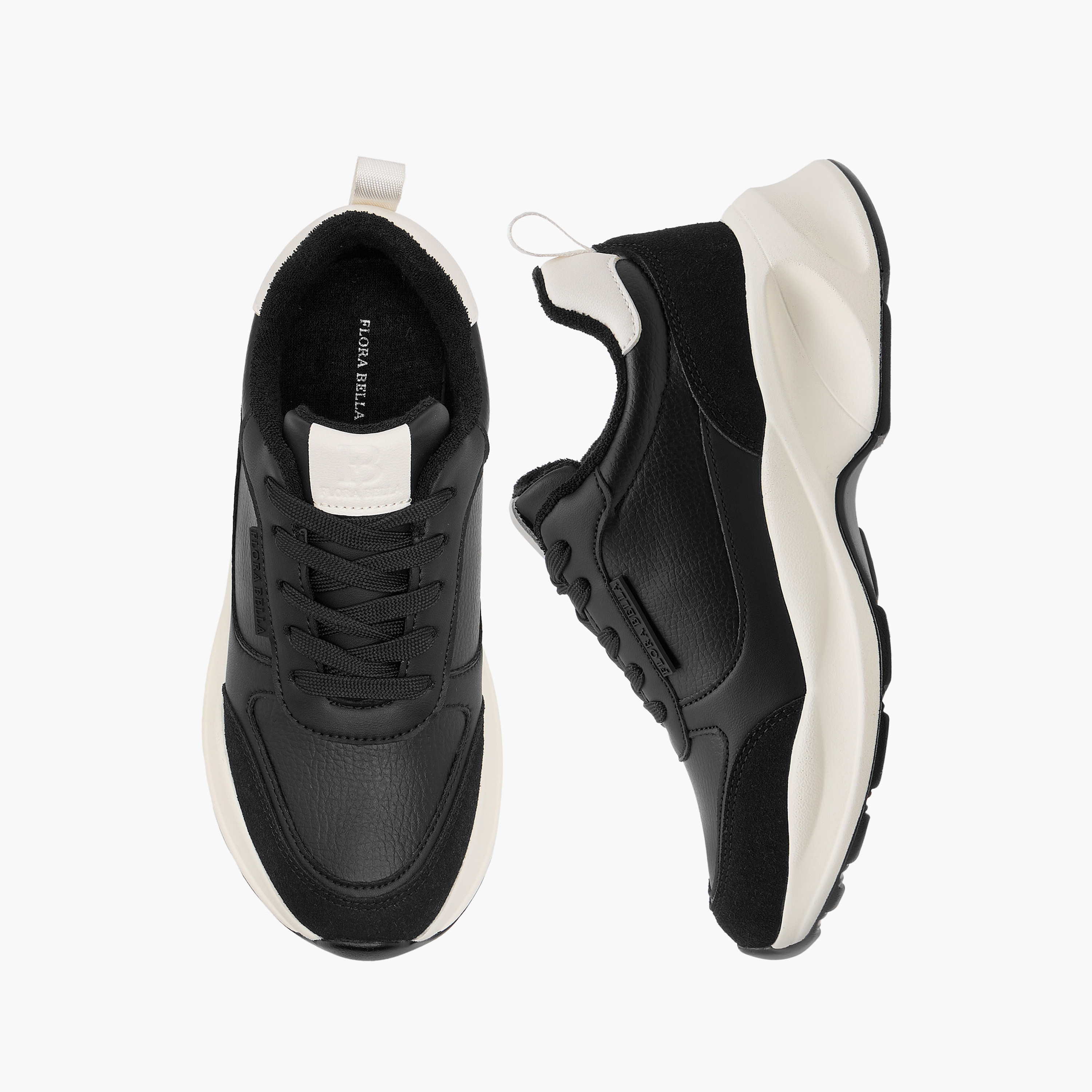 Flora Bella Logo Detail Sneakers with Lace-Up Closure-women-shoes-sneakers-image-6