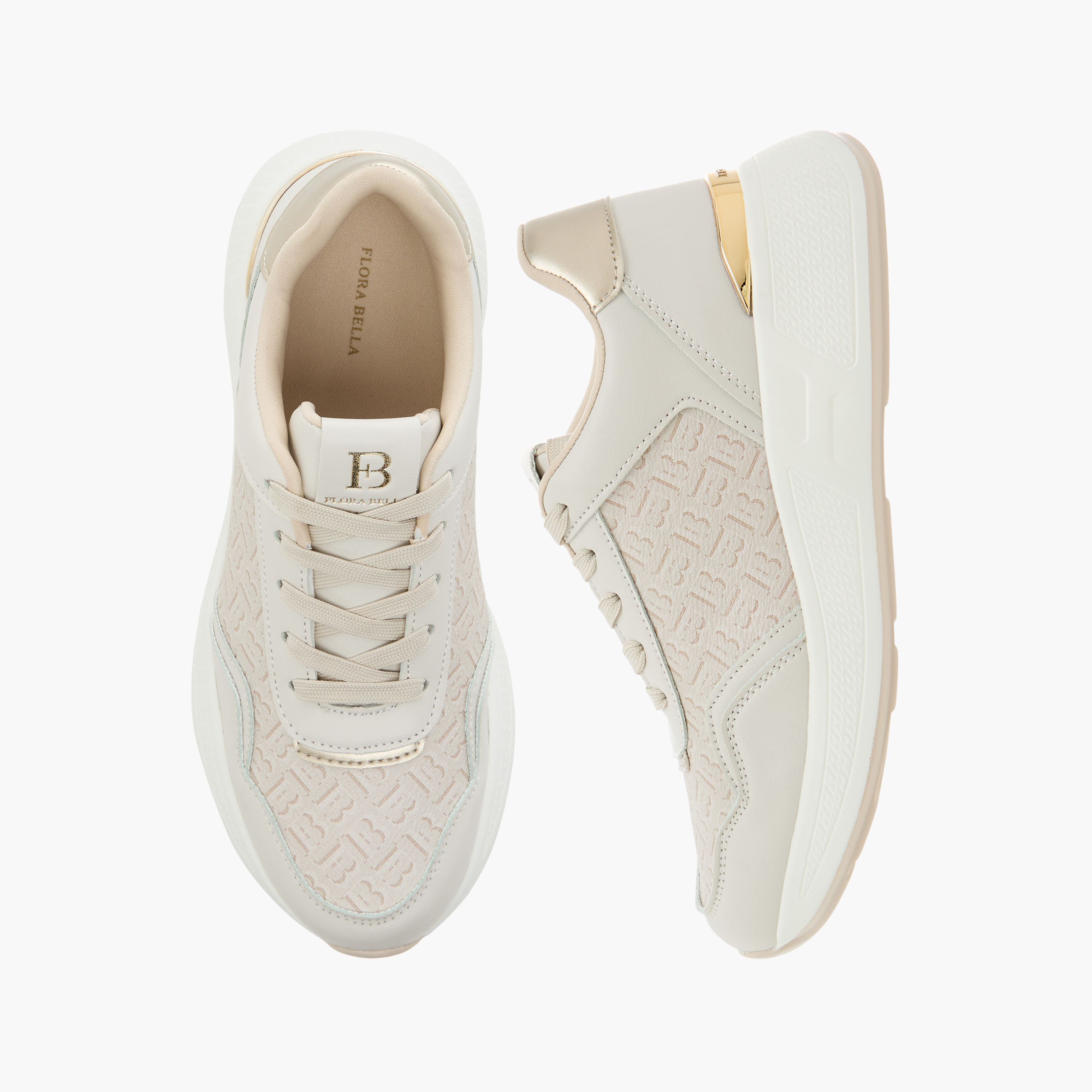 Flora Bella Monogram Print Sneakers with Lace-Up Closure-women-shoes-sneakers-image-6