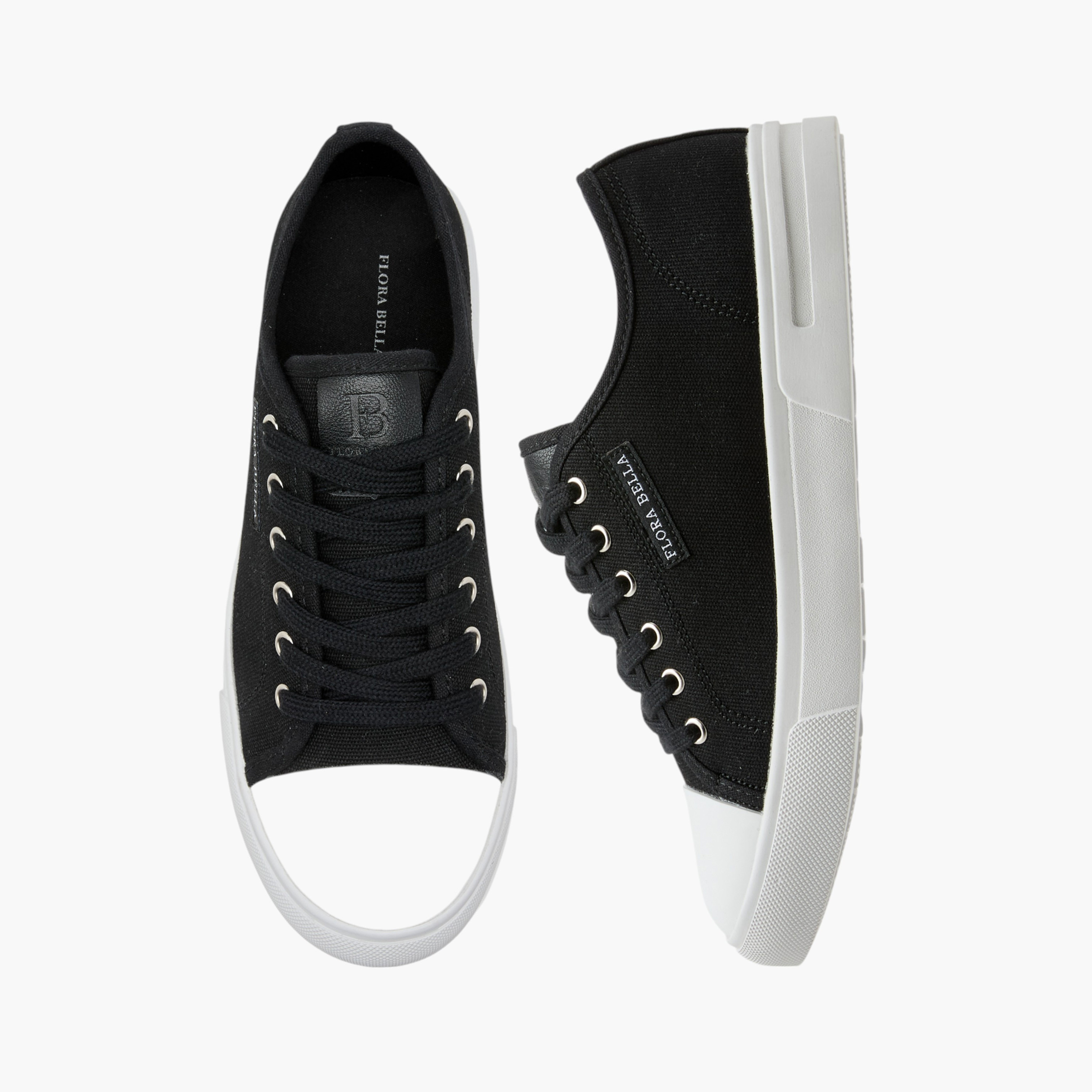 Flora Bella Logo Detail Lace-Up Sneakers-women-shoes-sneakers-image-1