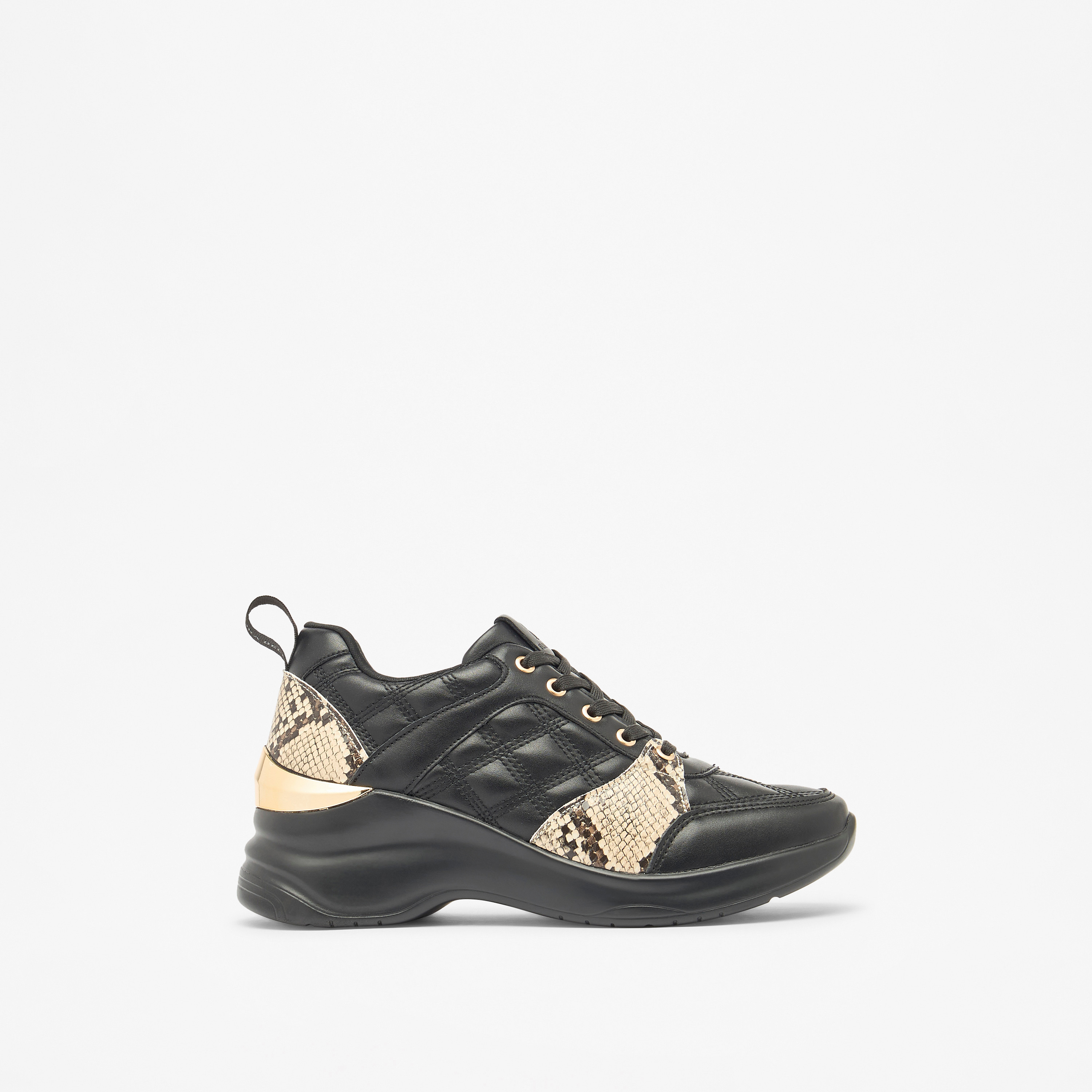 Flora Bella Animal Print Lace-Up Low Ankle Sneakers with Pull Tabs-women-shoes-sneakers-image-3