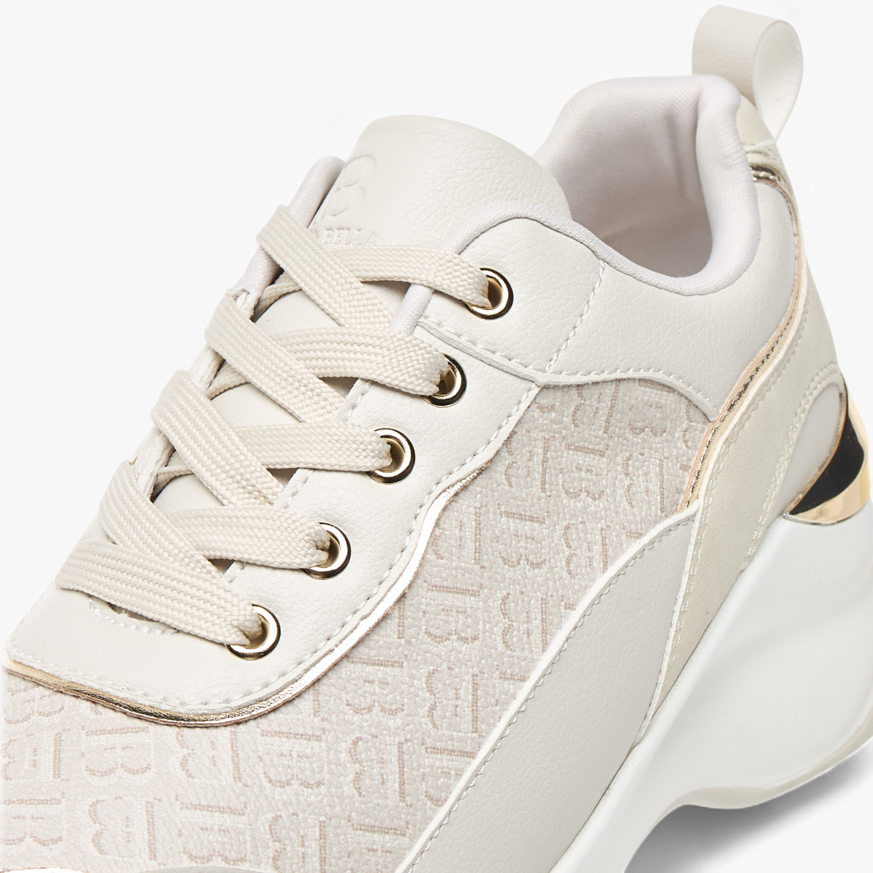Flora Bella Monogram Textured Sneakers with Lace-Up Closure-women-shoes-sneakers-image-4