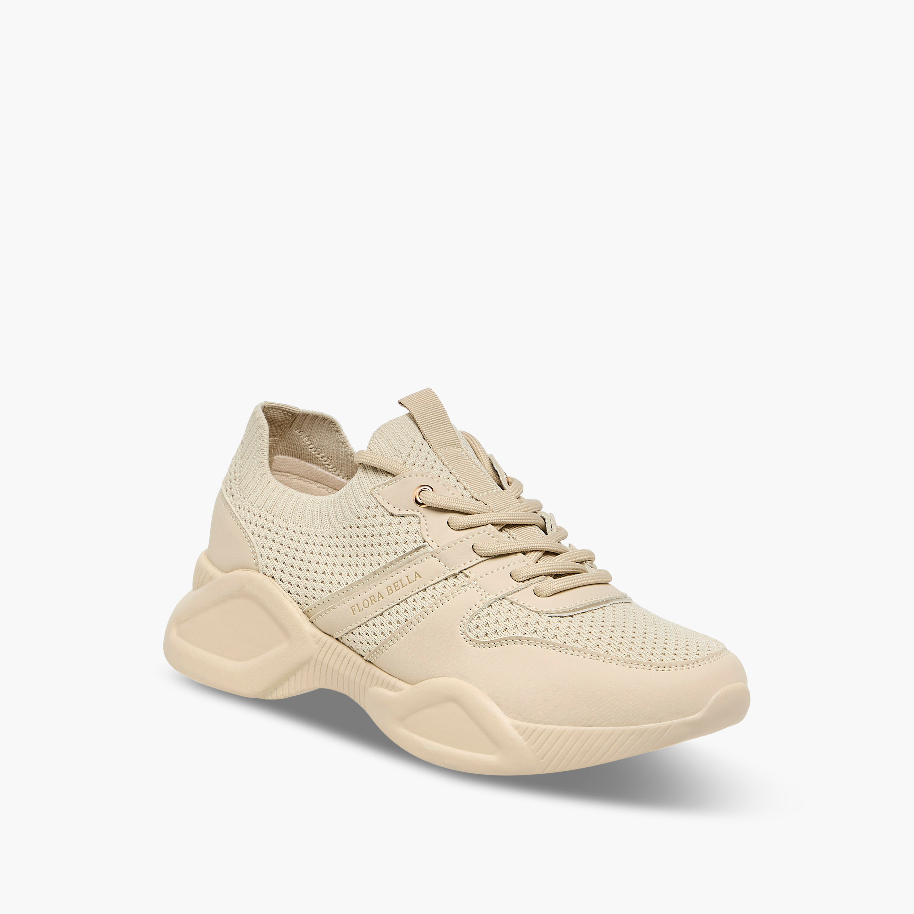 Flora Bella Textured Lace-Up Sneakers-women-shoes-sneakers-image-2