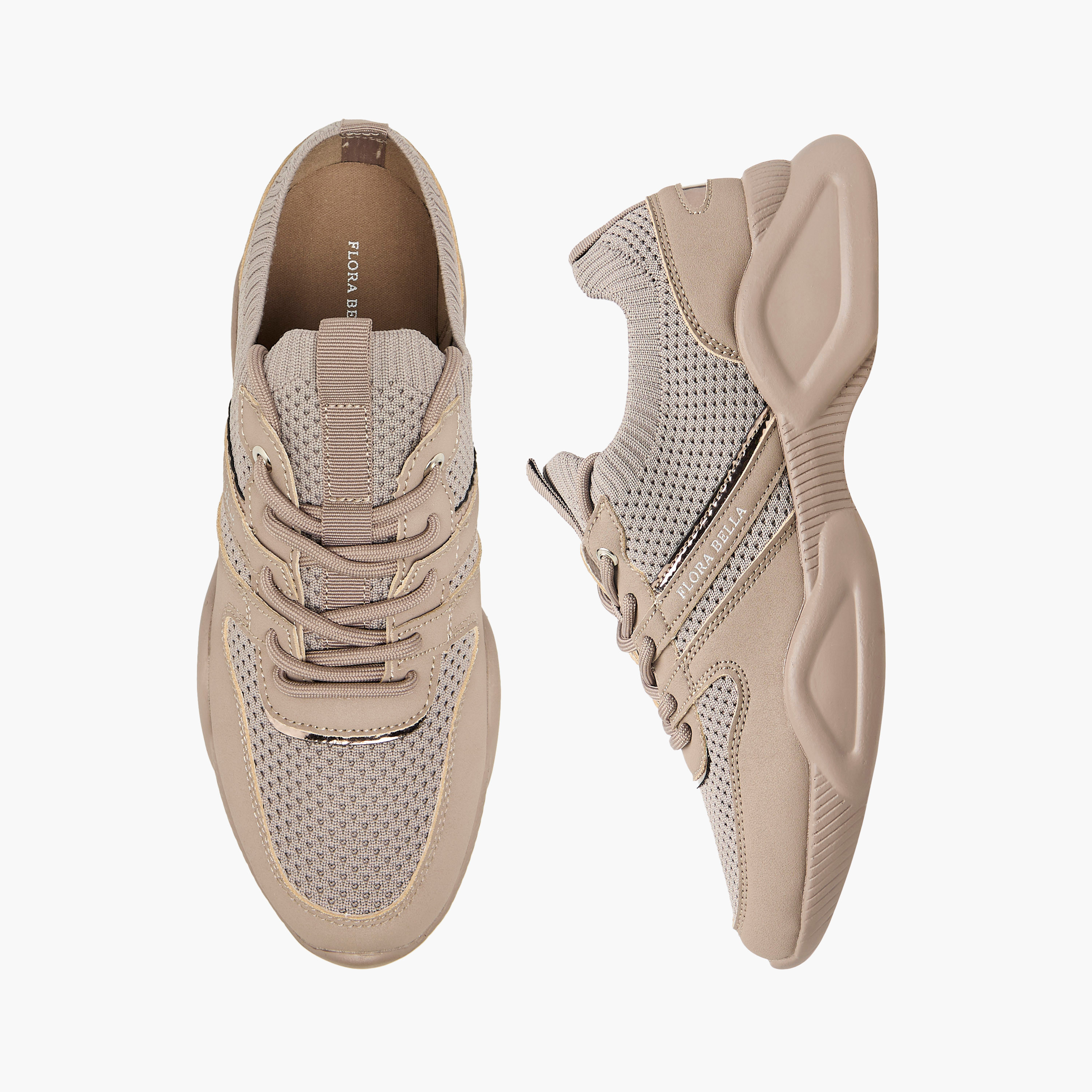 Flora Bella Textured Lace-Up Sneakers-women-shoes-sneakers-image-1
