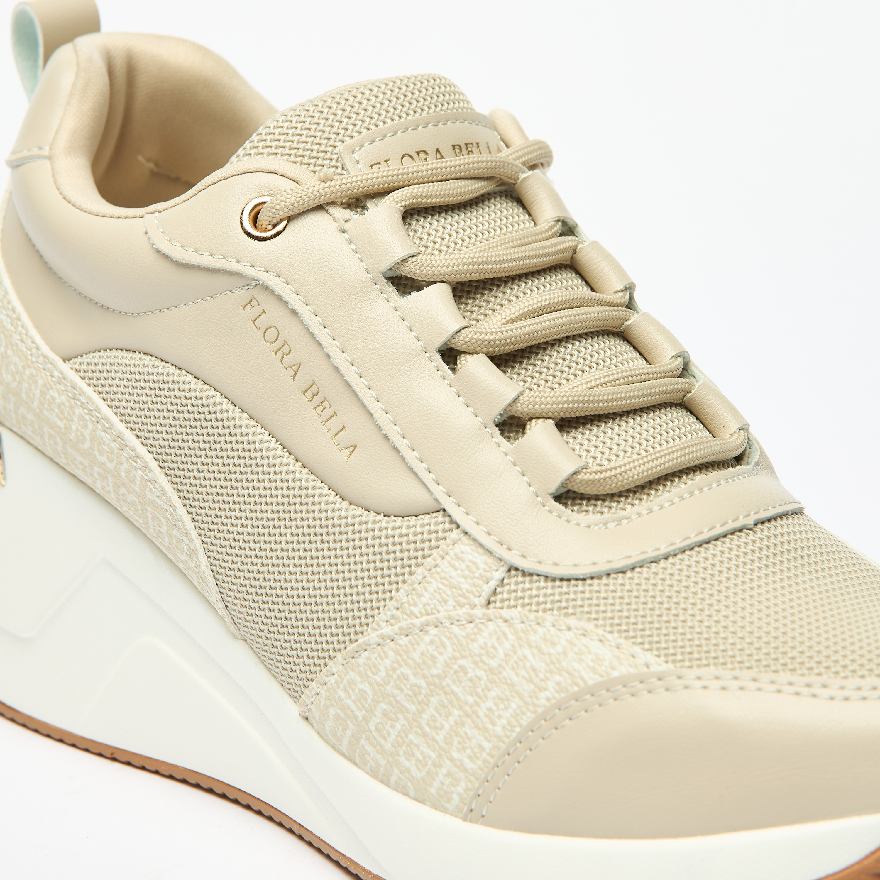 Flora Bella Monogram Wedge Sneakers with Lace-Up Closure-women-shoes-sneakers-image-10