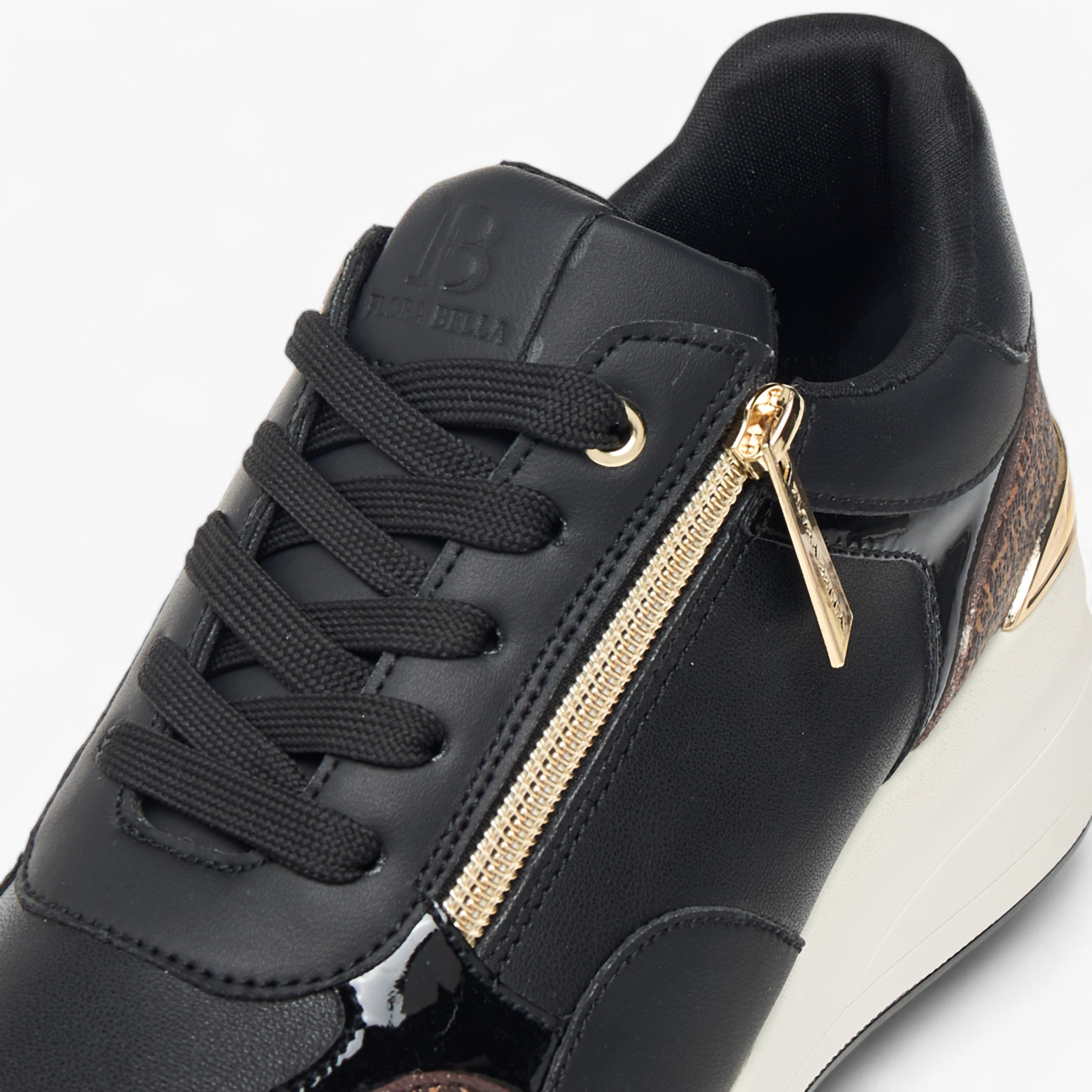 Flora Bella Monogram Print Sneakers with Lace-Up Closure-women-shoes-sneakers-image-4