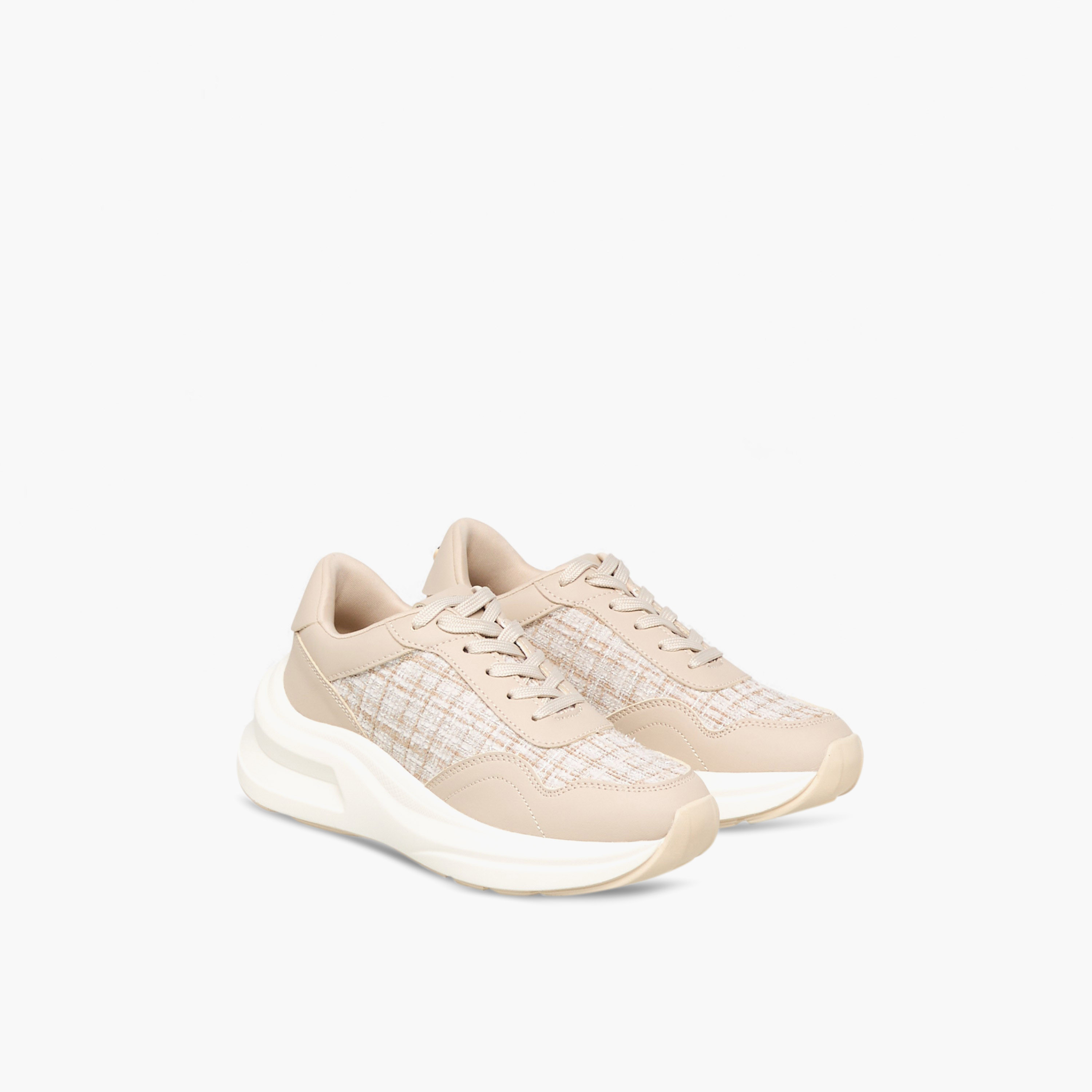 Flora Bella Women Panelled Lace-Up Sneakers-women-shoes-sneakers-image-1