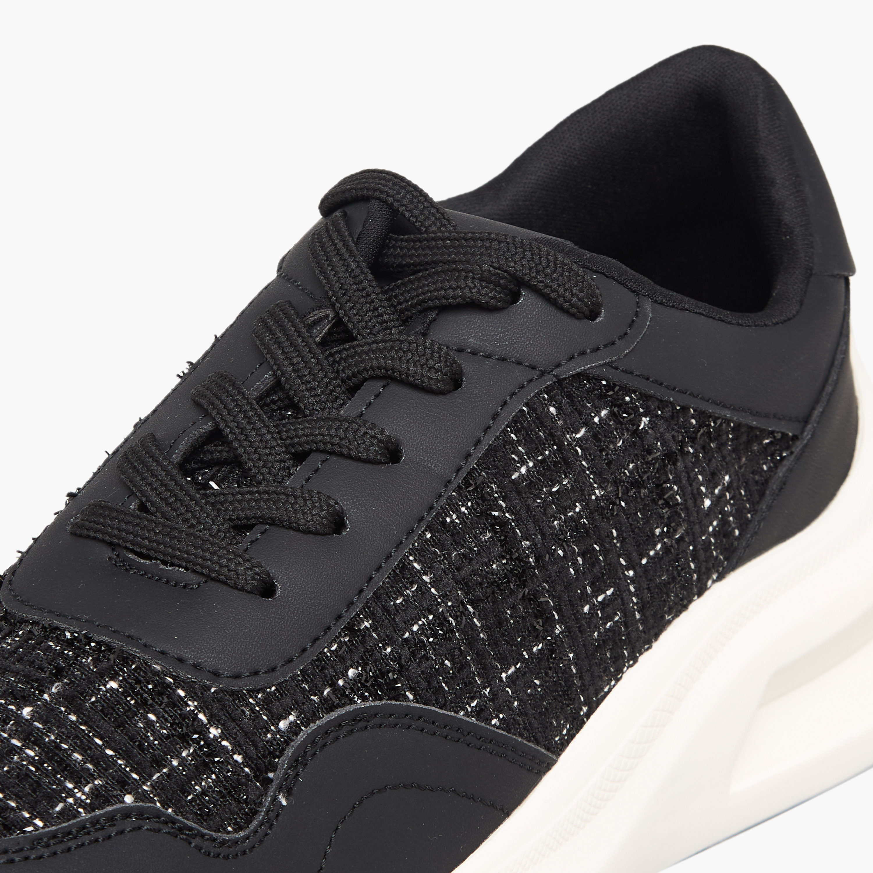 Flora Bella Women Panelled Lace-Up Sneakers-women-shoes-sneakers-image-4