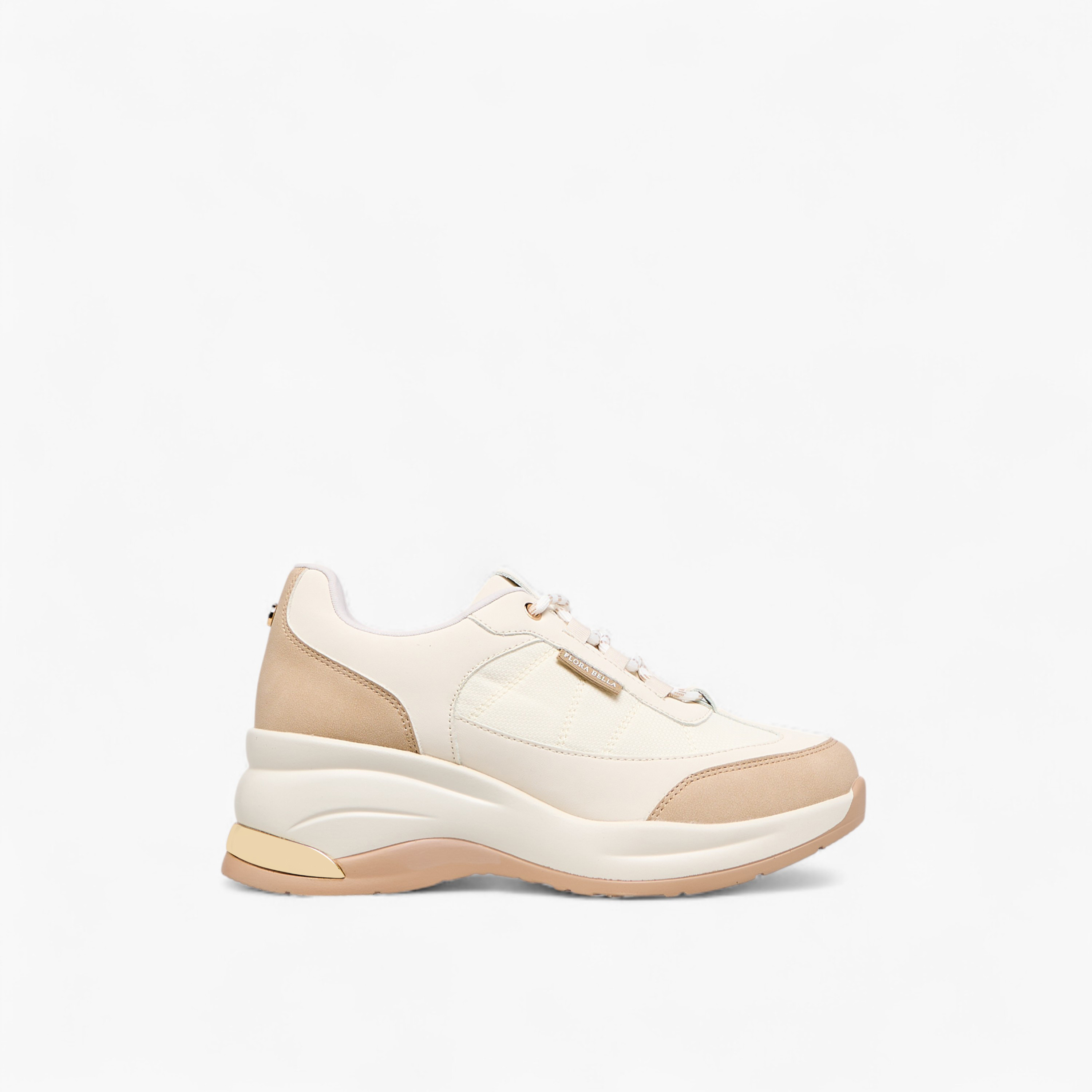 Flora Bella Panelled Sneakers with Lace-Up Closure-women-shoes-sneakers-image-3