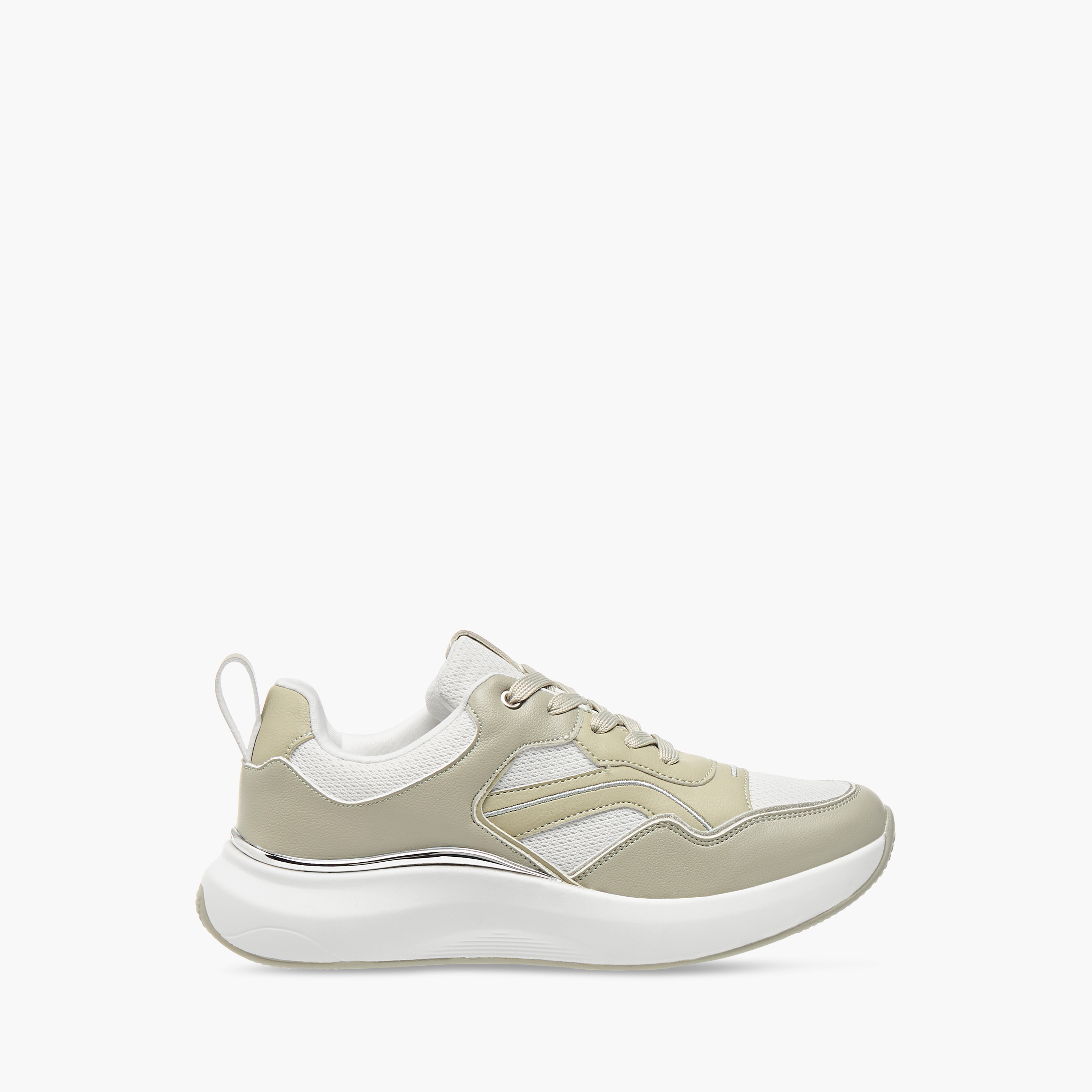 Flora Bella Panelled Ankle Sneakers with Lace-Up Closure-women-shoes-sneakers-image-3