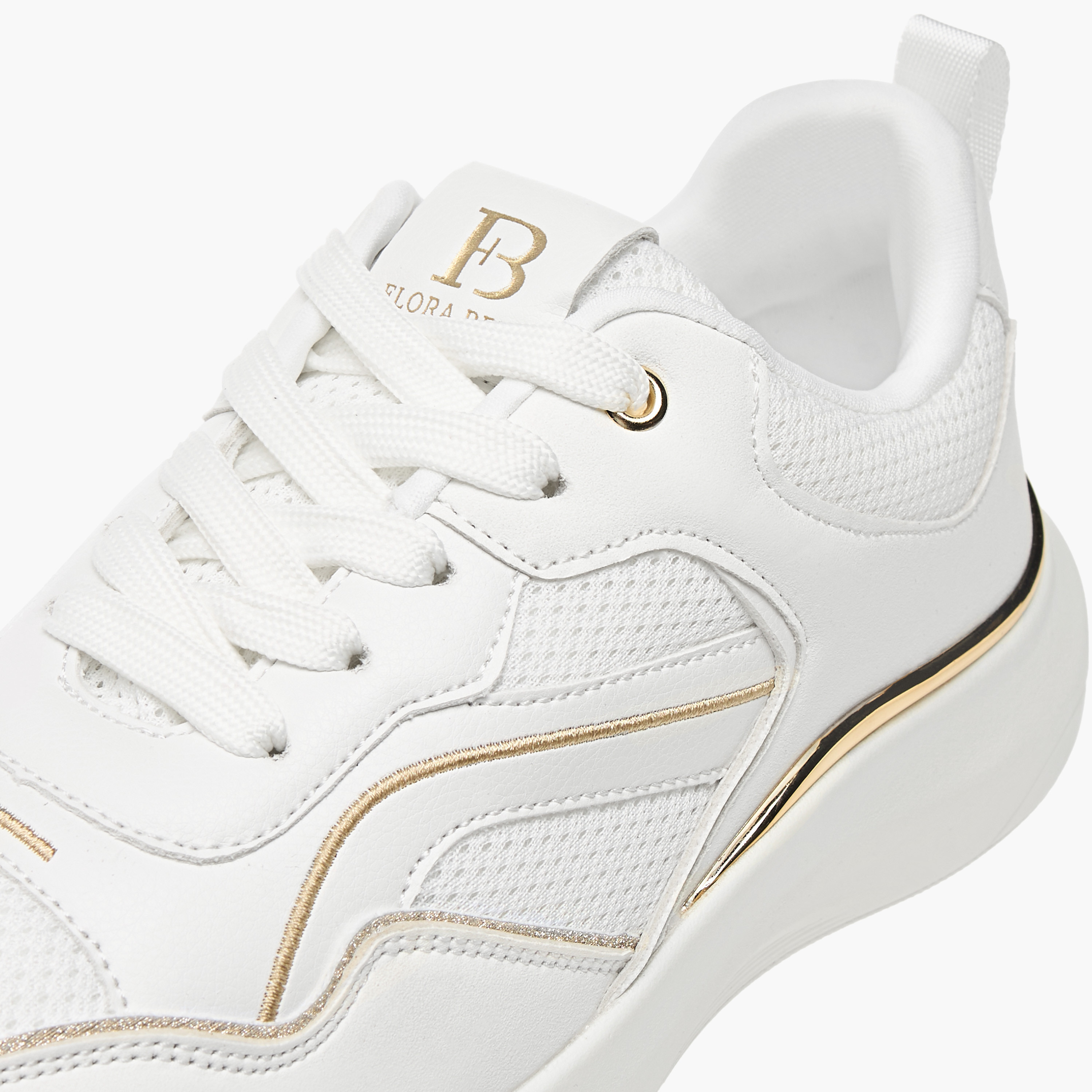 Flora Bella Panelled Ankle Sneakers with Lace-Up Closure-women-shoes-sneakers-image-4