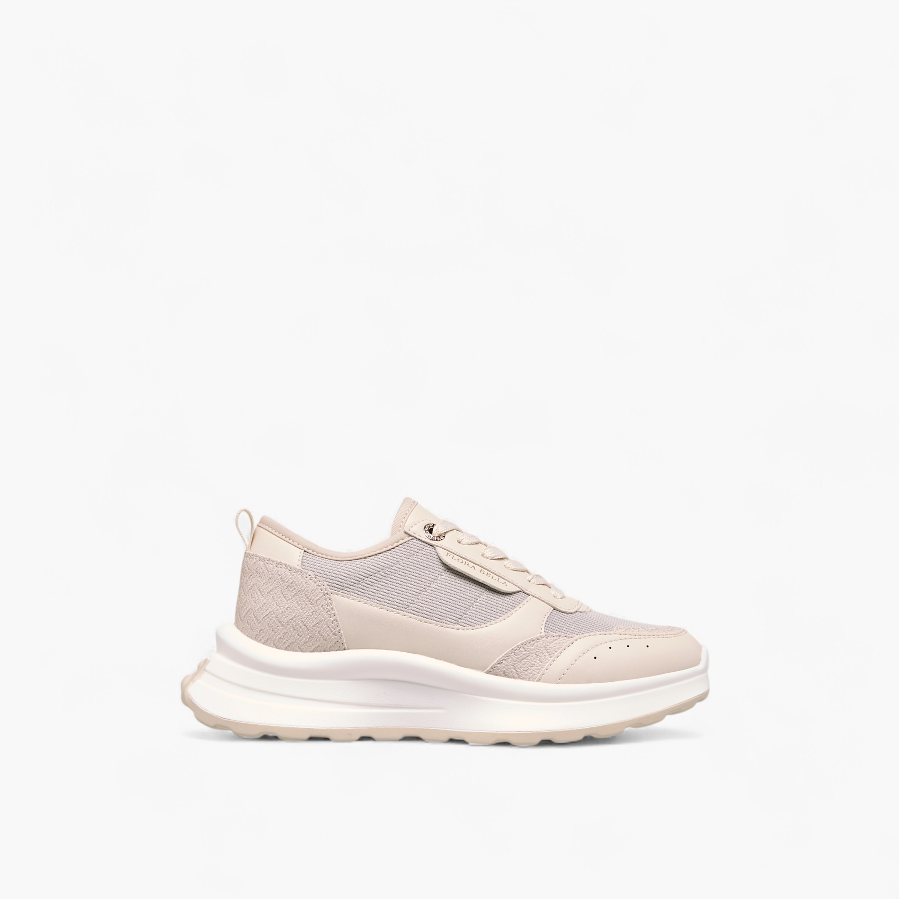 Flora Bella Monogram Print Sneakers with Lace-Up Closure-women-shoes-sneakers-image-3