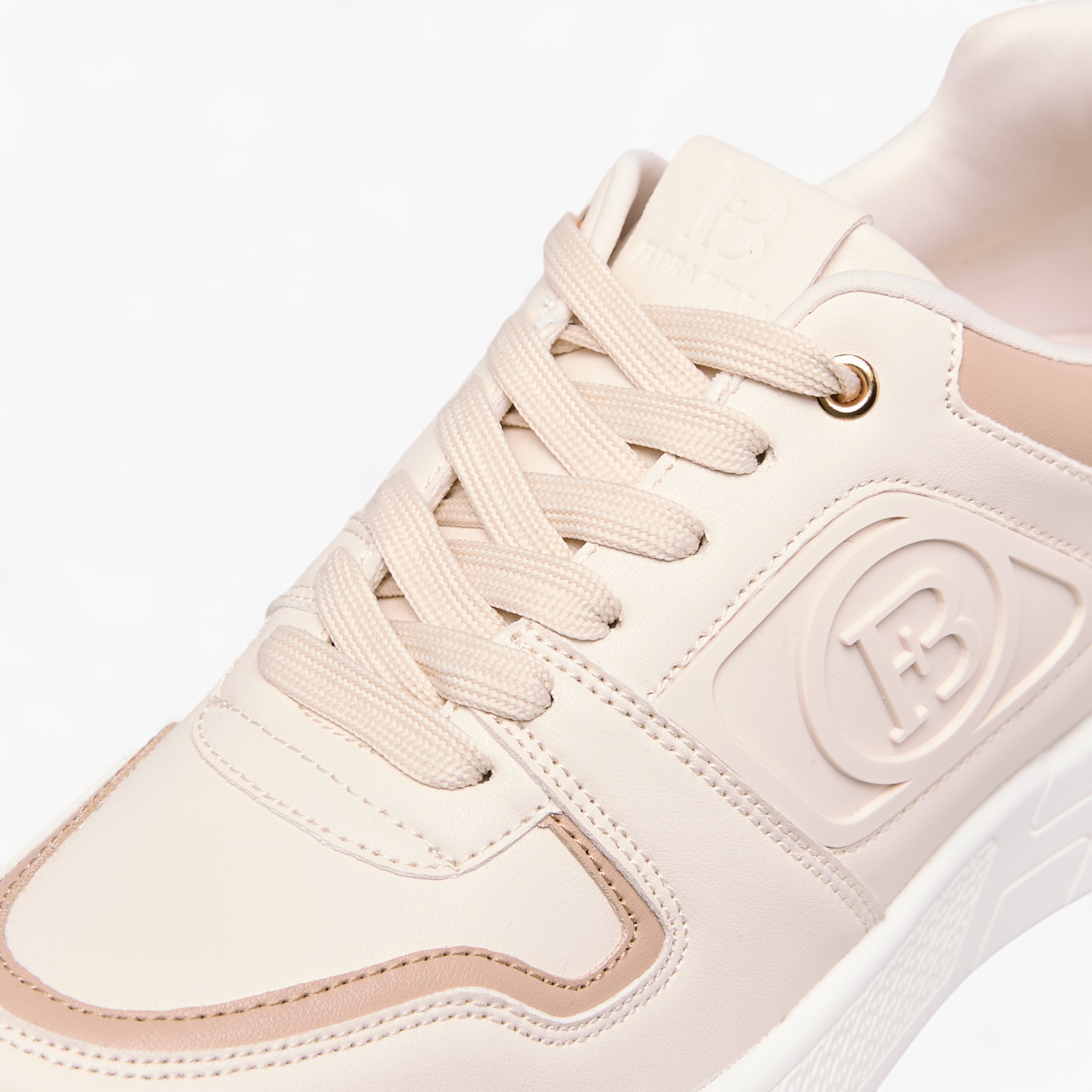 Flora Bella Logo Embossed Sneakers with Lace-Up Closure-women-shoes-sneakers-image-4