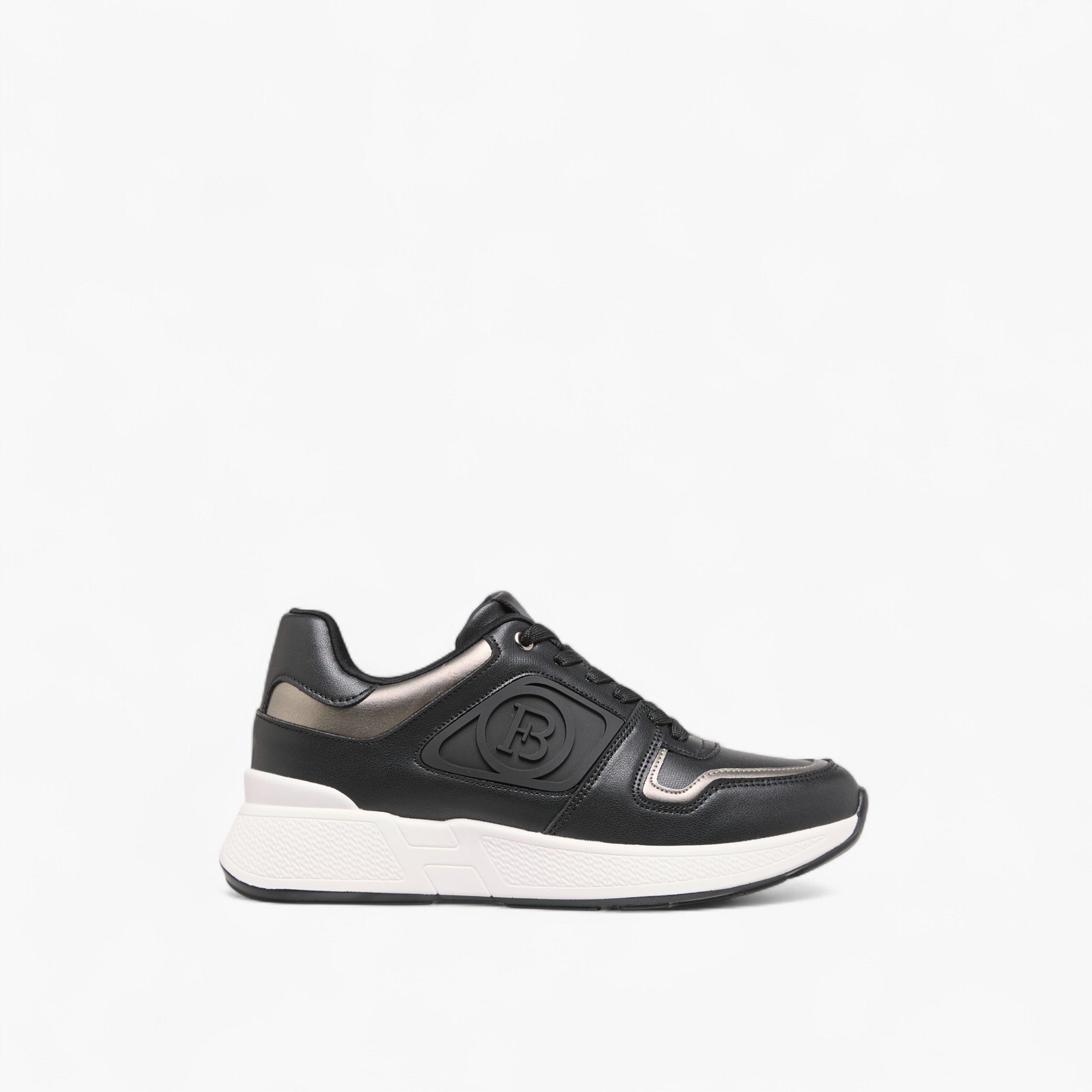 Flora Bella Logo Embossed Sneakers with Lace-Up Closure-women-shoes-sneakers-image-3