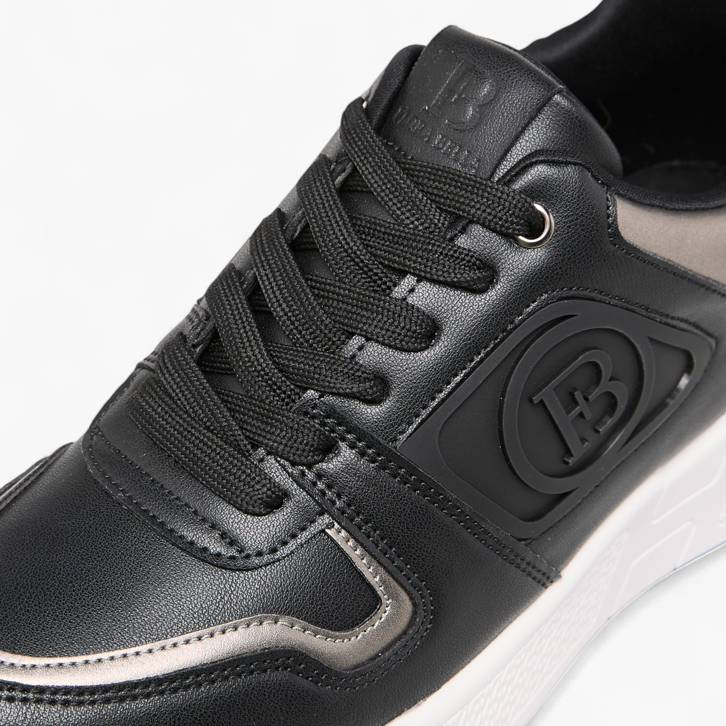 Flora Bella Logo Embossed Sneakers with Lace-Up Closure-women-shoes-sneakers-image-4