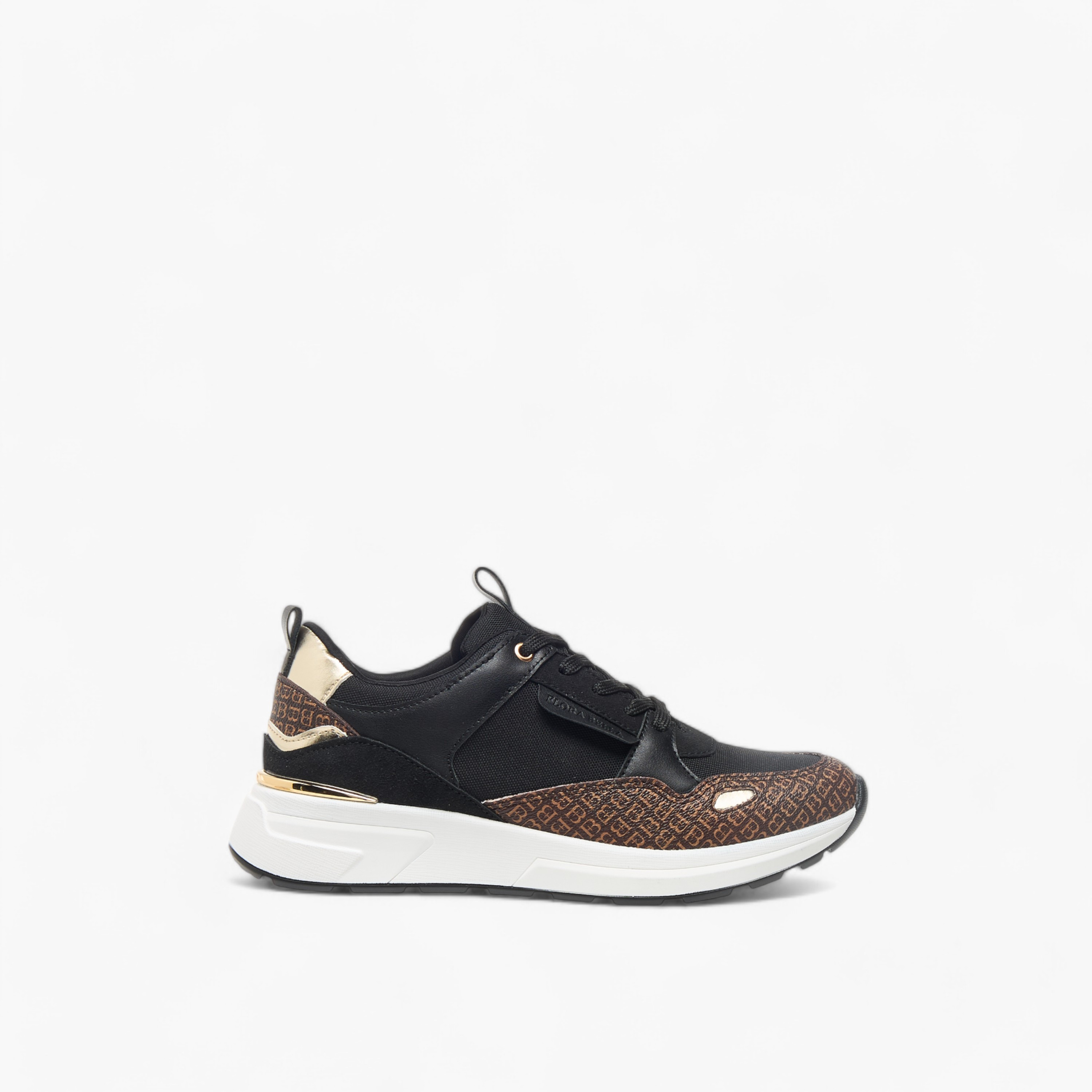 Flora Bella Monogram Print Sneakers with Lace-Up Closure-women-shoes-sneakers-image-3