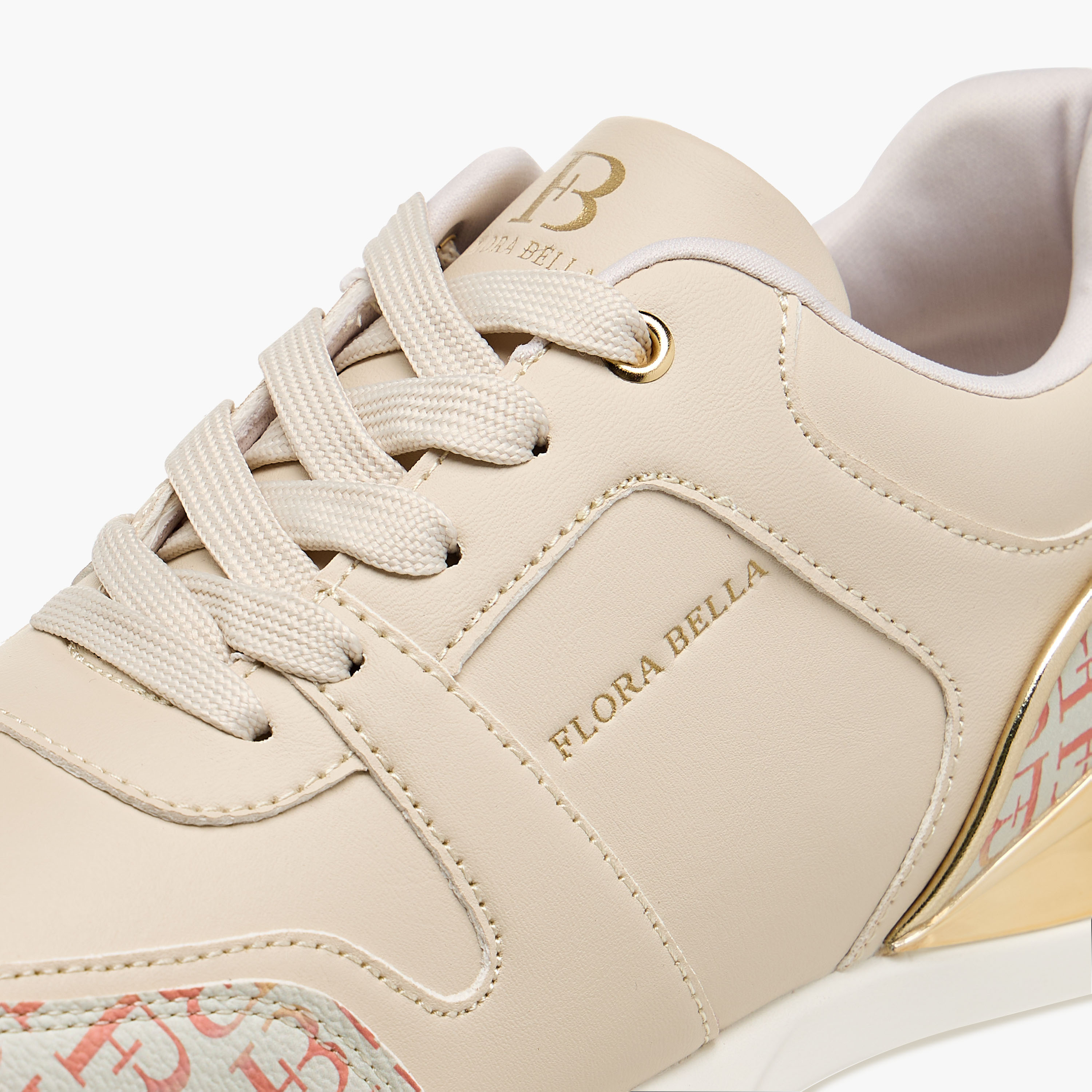 Flora Bella Monogram Print Sneakers with Lace-Up Closure-women-shoes-sneakers-image-4