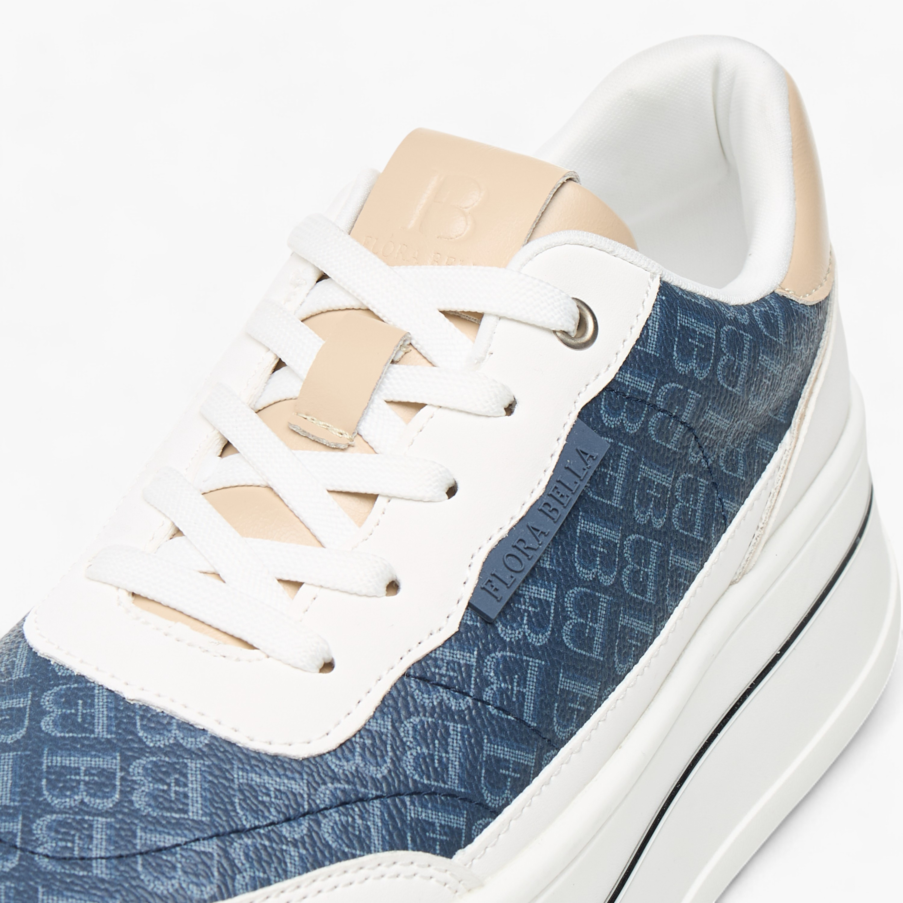 Flora Bella Monogram Print Sneakers with Lace-Up Closure-women-shoes-sneakers-image-4