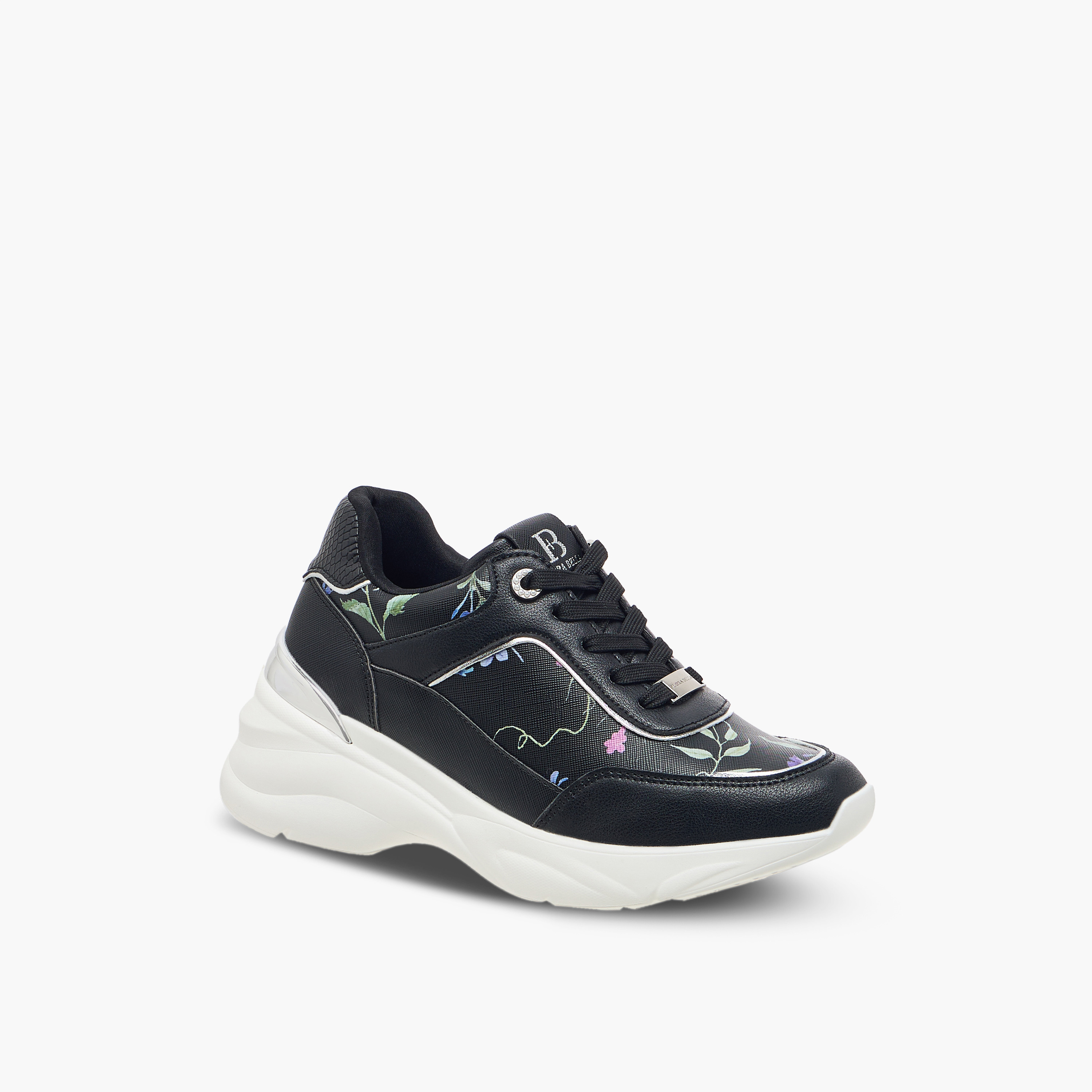 Flora Bella Floral Print Sneakers with Lace-Up Closure-women-shoes-sneakers-image-2