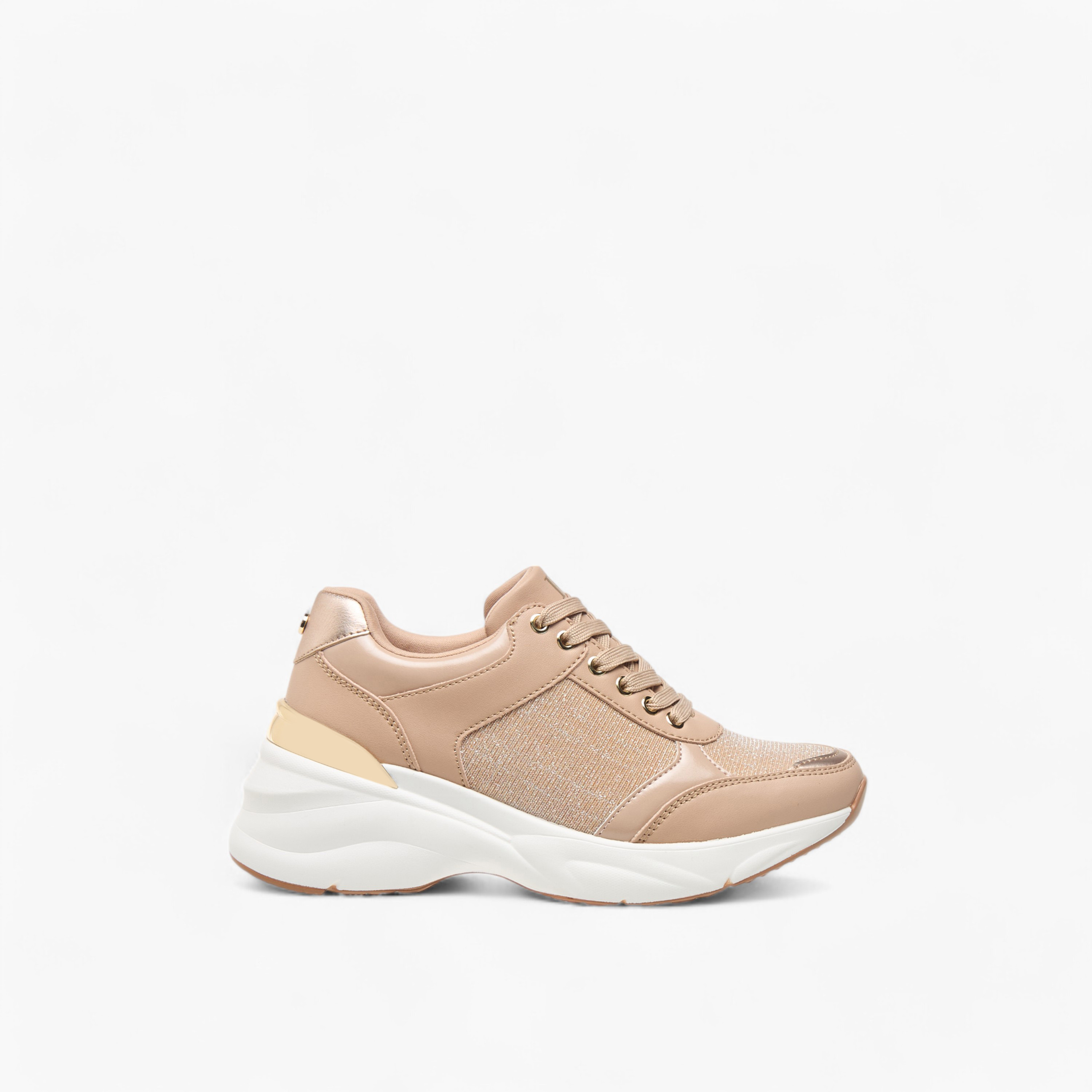 Flora Bella Glitter Textured Sneakers with Lace-Up Closure-women-shoes-sneakers-image-3