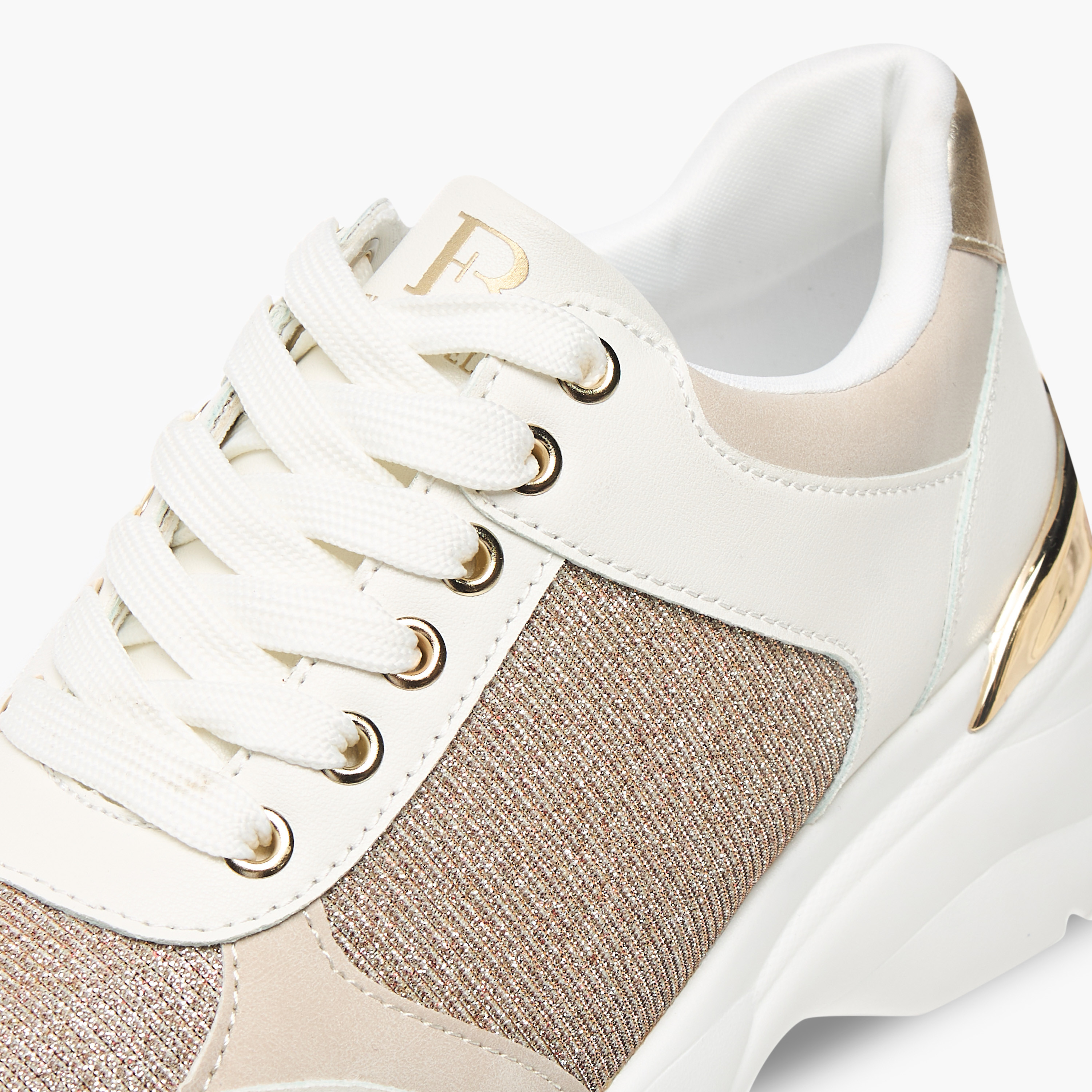 Flora Bella Glitter Textured Sneakers with Lace-Up Closure-women-shoes-sneakers-image-4