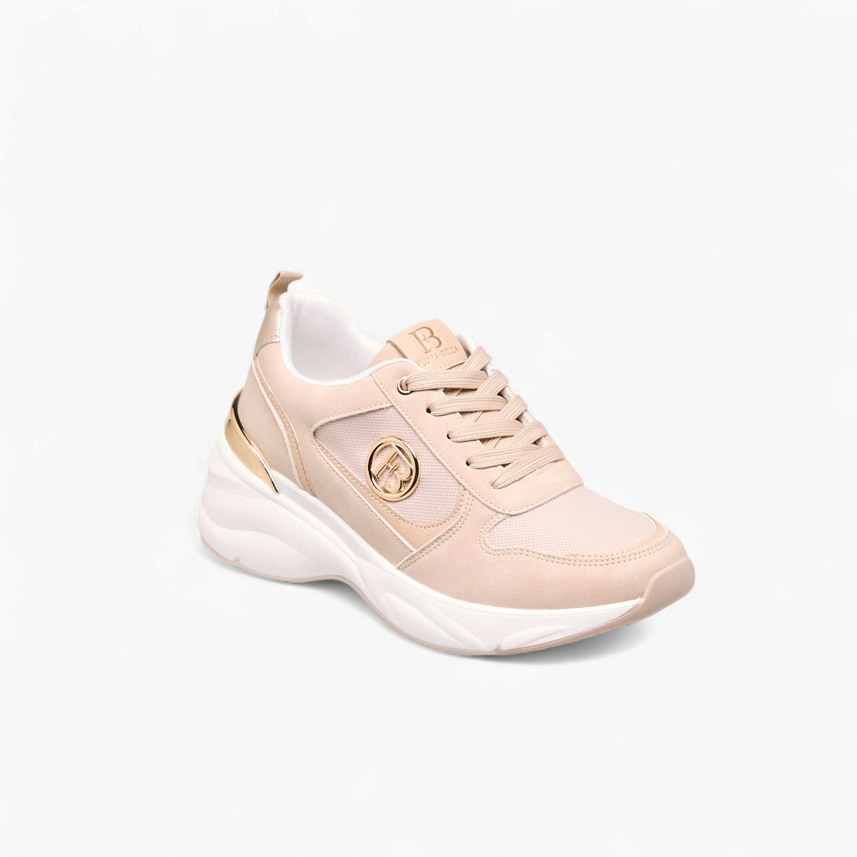 Flora Bella Logo Accent Sneakers with Lace-Up Closure-women-shoes-sneakers-image-2